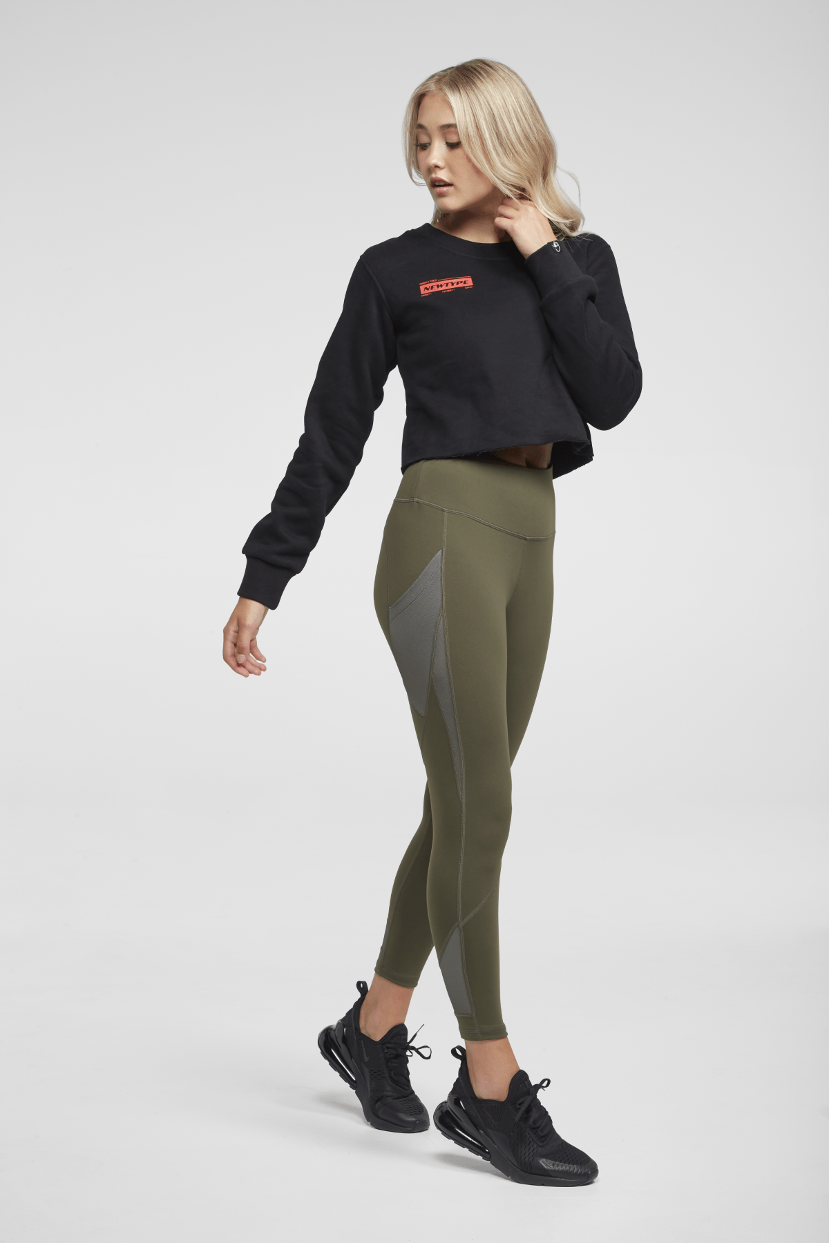 Premium Inner Zen Leggings for Women - High Waist Yoga Pants in Army Green | Comfortable Workout & Lounge Wear for Yoga, Gym, and Daily Activities