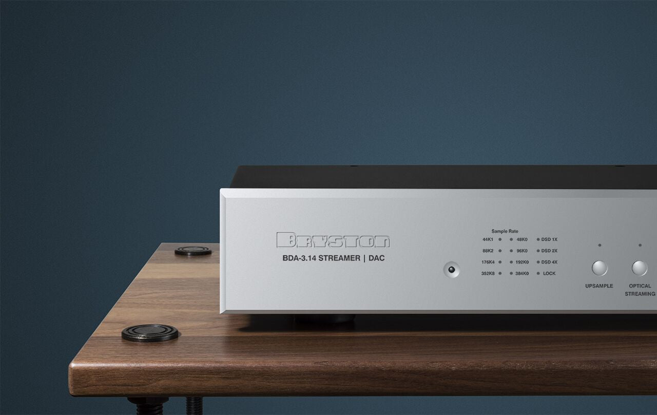 Bryston BDA 3.14 High-Resolution Multi-Function Streaming DAC with USB/Coaxial/Optical Inputs - Perfect for Home Audio Systems & Hi-Fi Music Listening