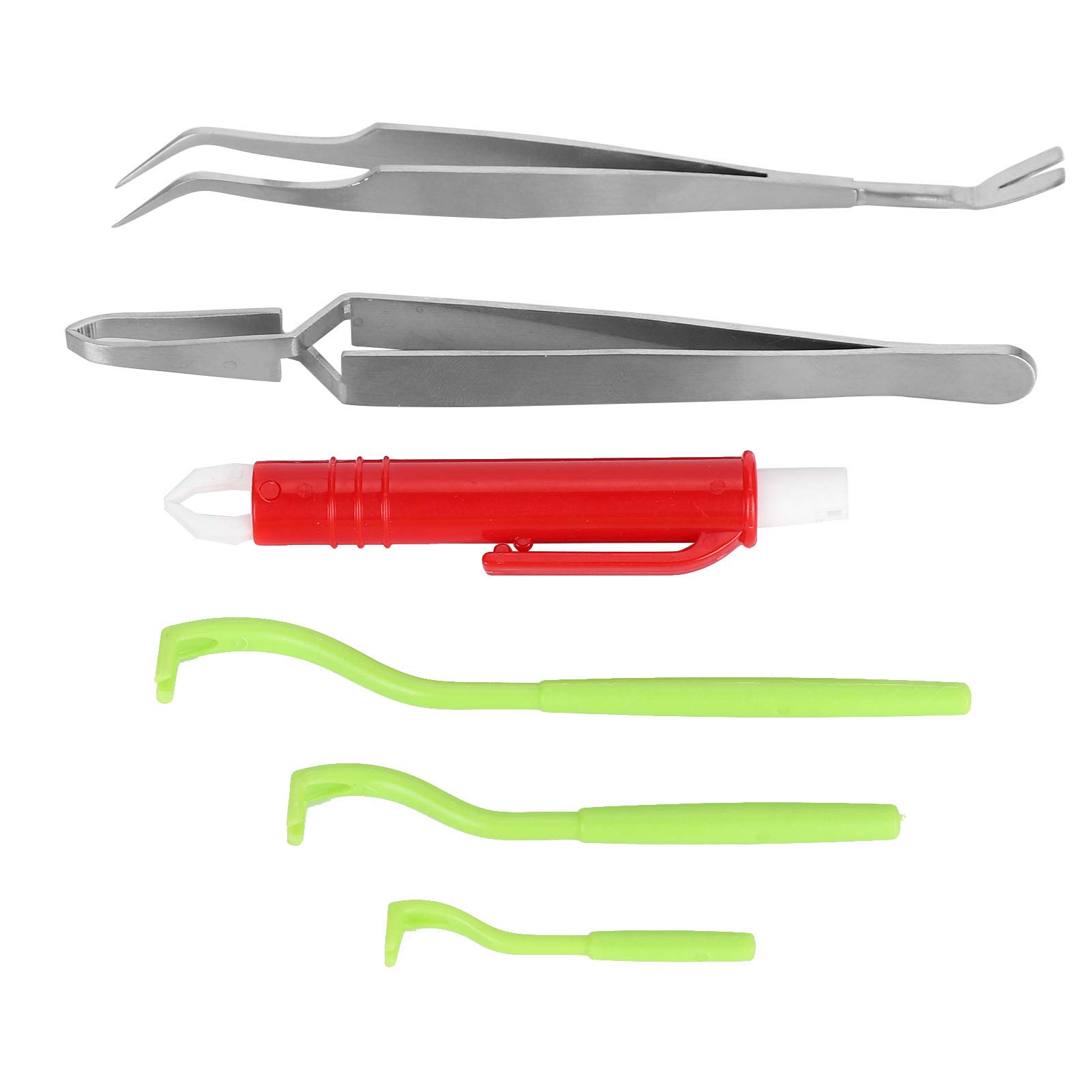 6-Piece Tick Removal Tool Kit for Dogs & Cats - Stainless Steel Tick Remover & Tweezers for Safe Pet Grooming & Outdoor Adventures