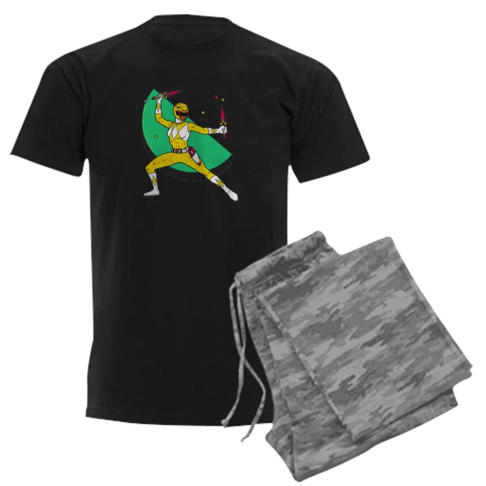 Power Rangers Yellow Ranger Pajama Set - Official Licensed Sleepwear for Kids & Adults - Perfect for Halloween, Cosplay & Lounge Wear