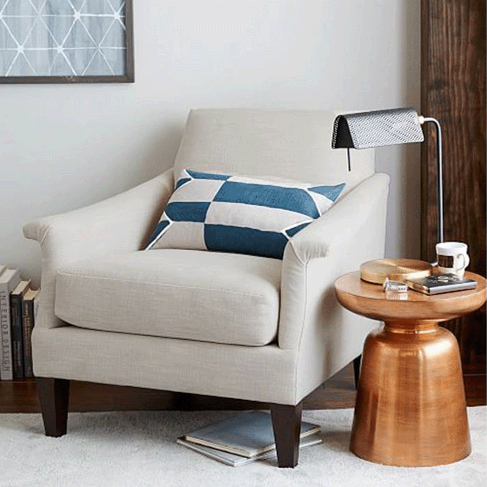 Stylish Bronze Ringer Side Table - Perfect for Living Room, Bedroom & Office Decor
