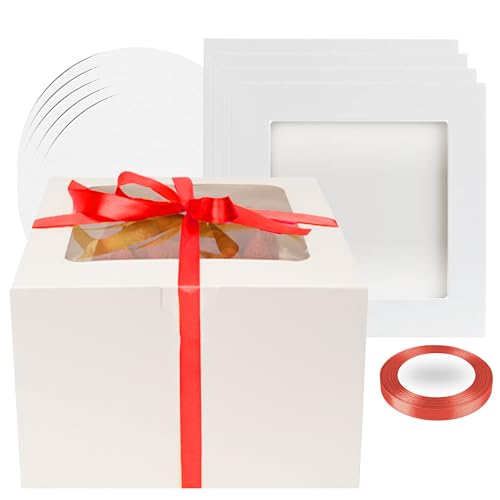 Red, 10x10x8 Inch, 11 PCS