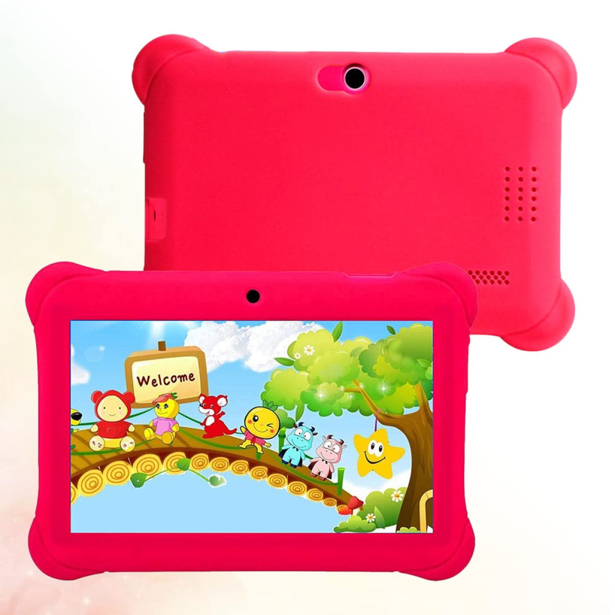 Jojofuny 2-Pack 7-Inch Educational Kids Tablet - Interactive Learning Tablet for Children Ages 3-8 | Perfect for Homeschooling, Travel & Early Childhood Development