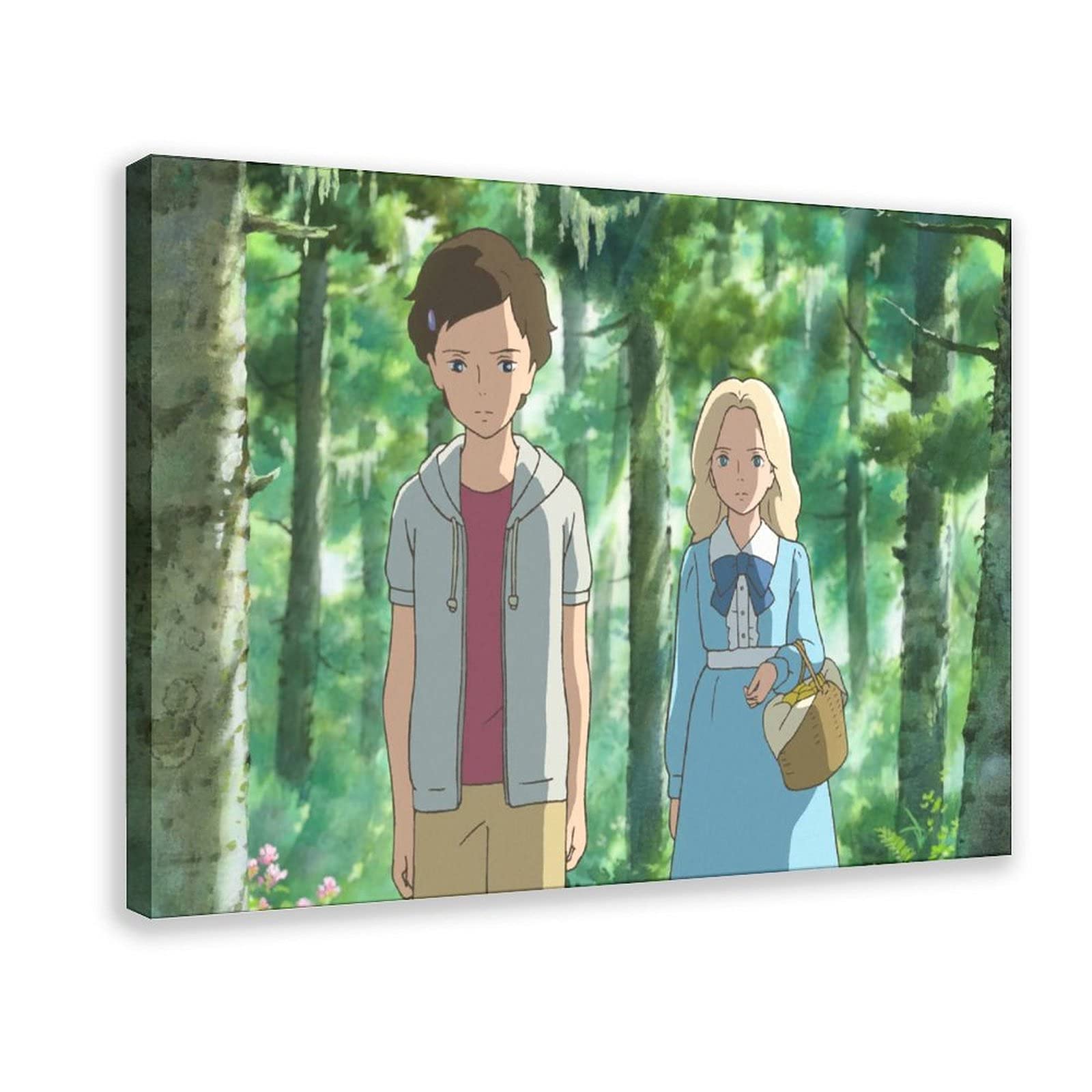 Anime When Marnie Was There Canvas Poster - 24x36 Inch (60x90cm) Wall Art Decor Print Painting for Living Room, Bedroom & Office - Perfect for Anime Fans, Home Decor & Gift Giving