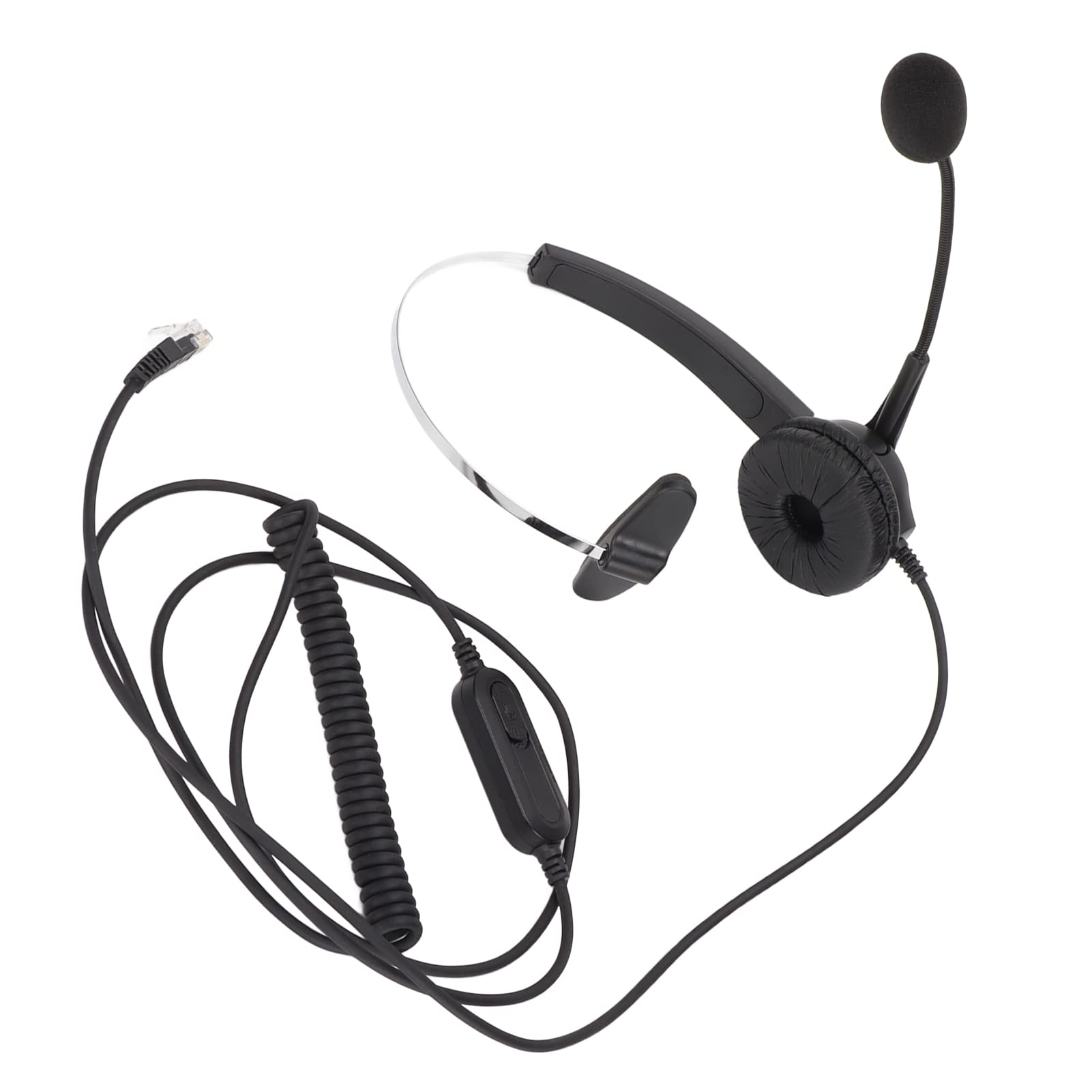 Gaeirt Landline Phone Headset with Noise Cancelling - Comfortable Over-Ear Headset for Call Centers, Office & Home Use - Perfect for Long Work Hours & Customer Service Calls