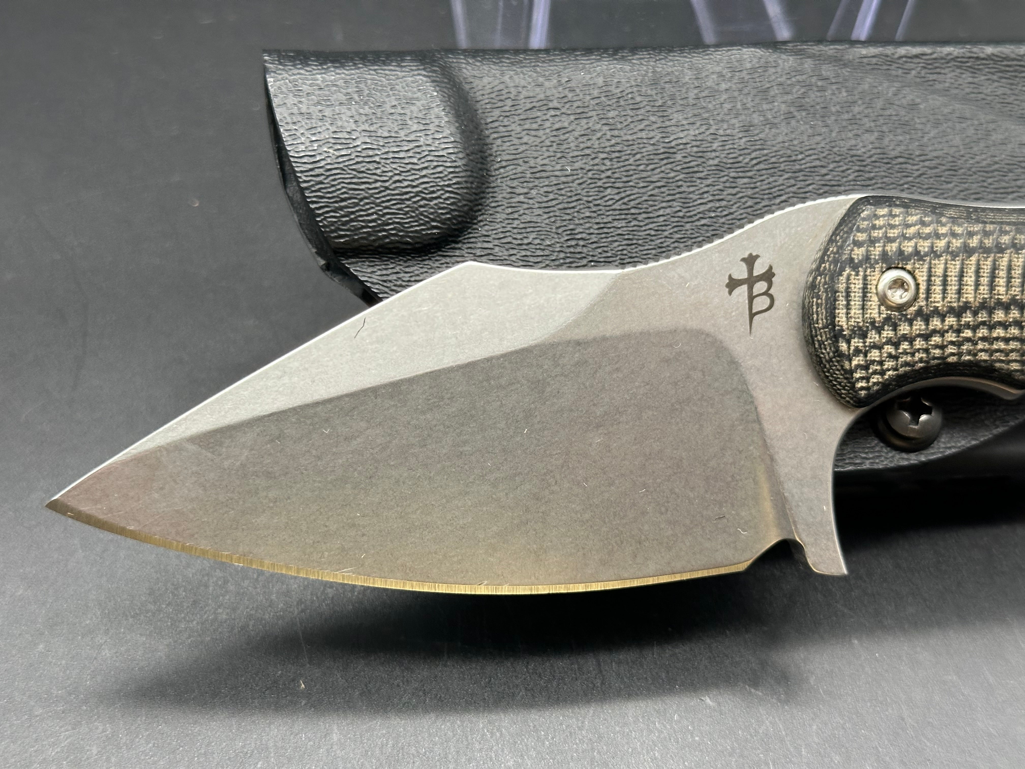 Borka S Rambit Folding Knife - Premium M390 Steel Blade, EDC Pocket Knife for Outdoor, Camping, Hunting & Everyday Carry