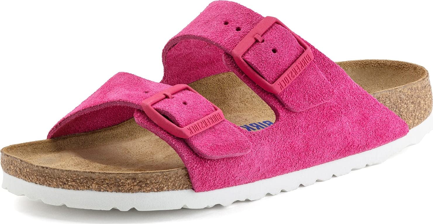 Birkenstock Women's Arizona SFB Iron Oil Leather Sandals - Comfortable Slide Sandals for Women, Casual Summer Footwear for Walking, Beach, and Everyday Wear