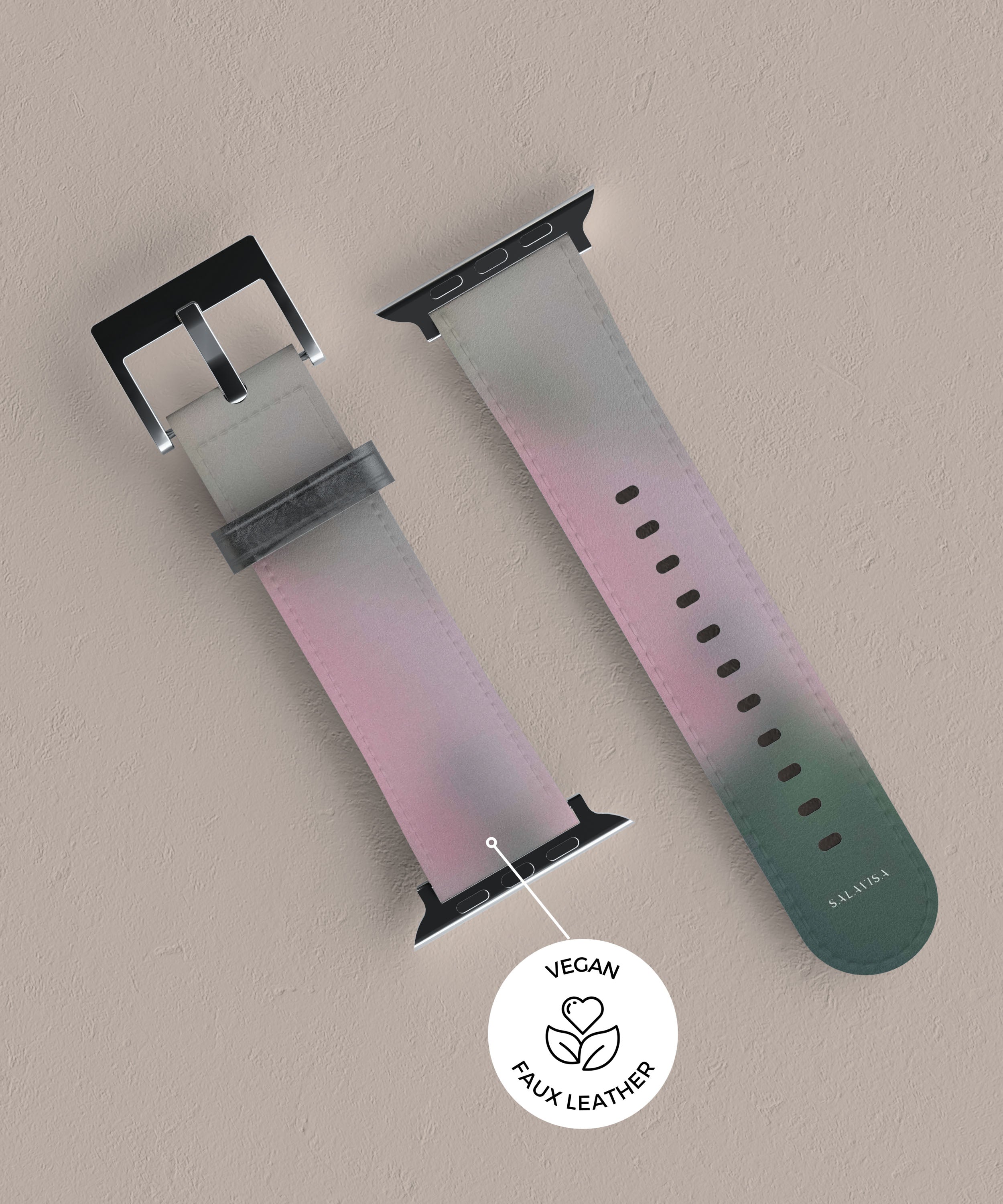 Soft Pink Apple Watch Band - Premium Stretchy Nylon Strap for Women, Compatible with All Apple Watch Models - Perfect for Workouts, Running, Yoga & Everyday Wear