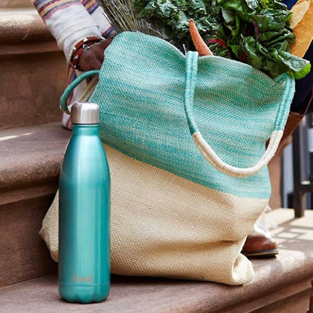 S'well Glitters 17oz (500mL) Stainless Steel Water Bottle - Insulated, Leakproof & BPA-Free - Perfect for Gym, Hiking, Travel & Everyday Hydration
