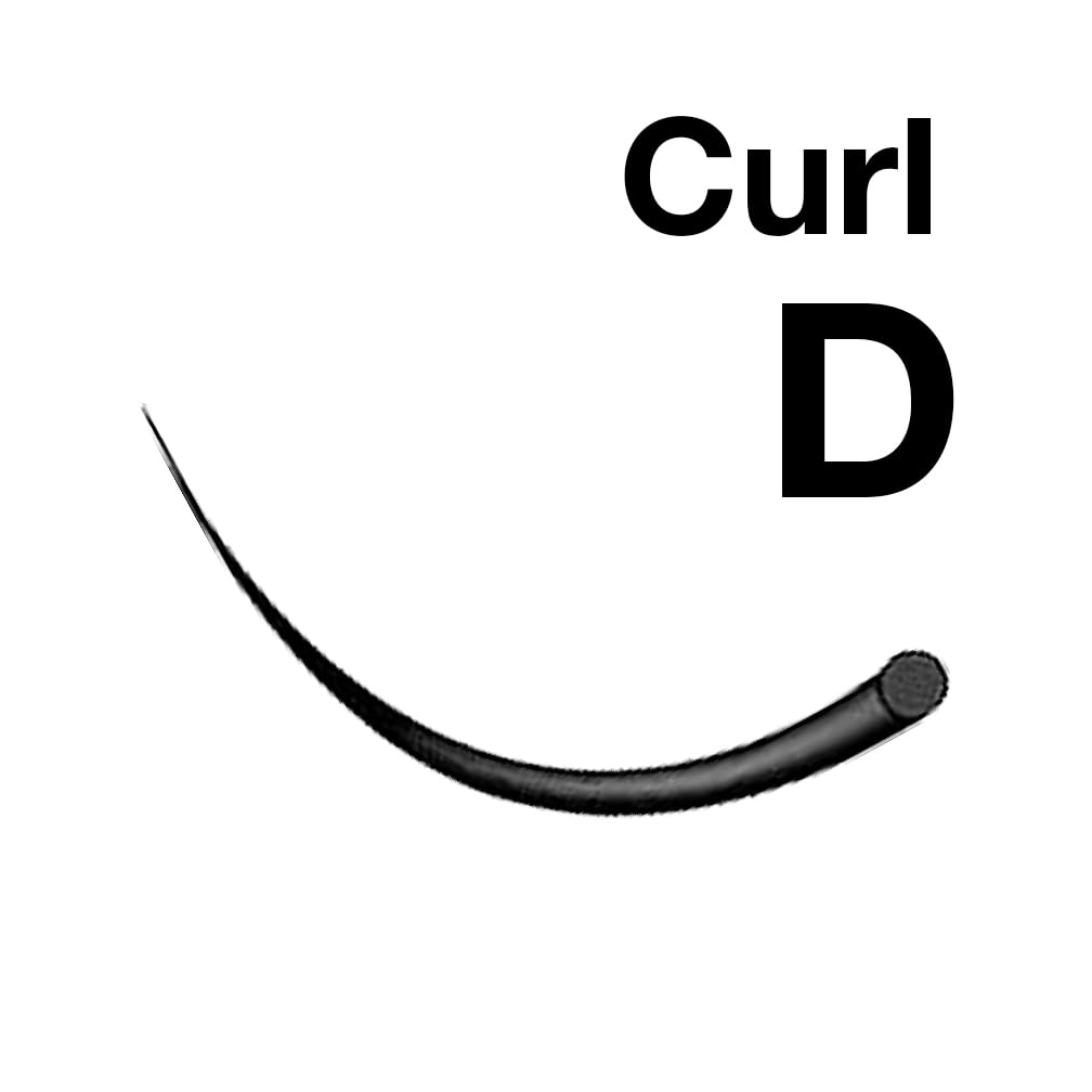 0.15mm D Curl 17mm Volume Eyelash Extensions - Individual Lashes for Professional Lash Extensions | Perfect for Bridal, Party & Everyday Glam Looks