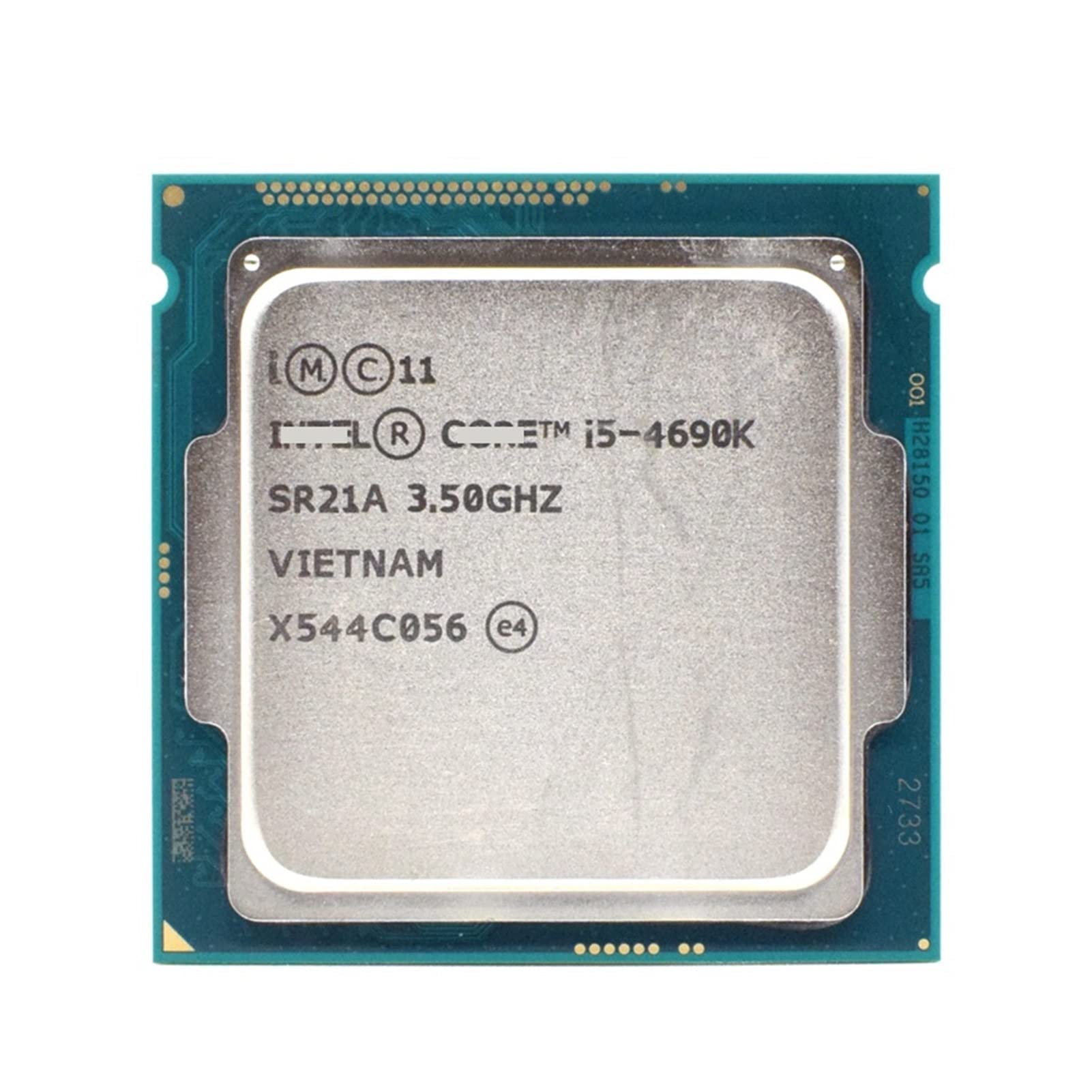 MovoLs CPU Processor Compatible with Intel Core i5-4690K 3.5GHz 6MB Cache LGA 1150 Socket Quad-Core Desktop Processor SR21A - Upgrade Computer Performance for Gaming, Video Editing & Multitasking