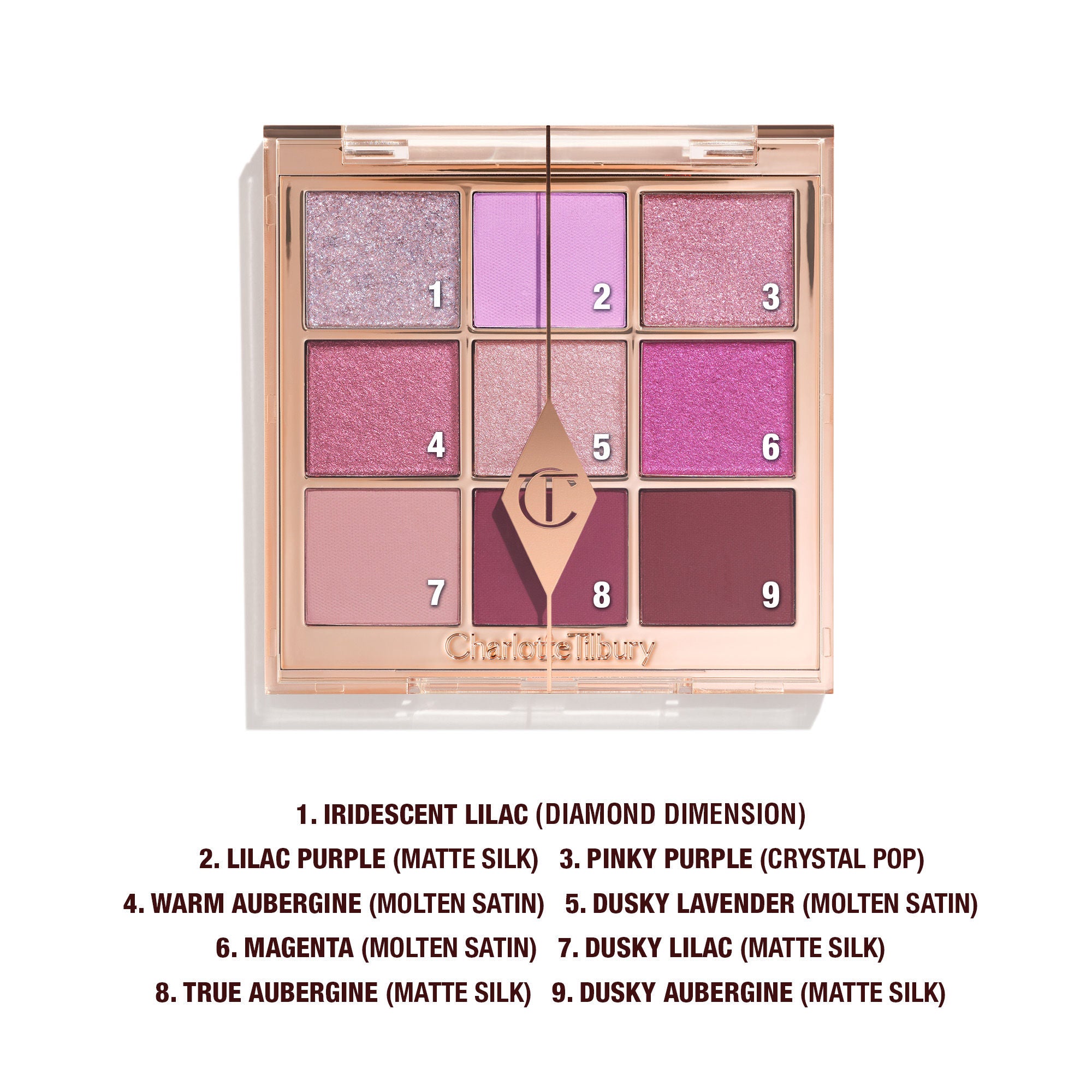 Charlotte's Palette Of Beautifying Eye Trends - Professional Eyeshadow Palette for Stunning Makeup Looks | Perfect for Daytime Office Wear & Nighttime Party Glam