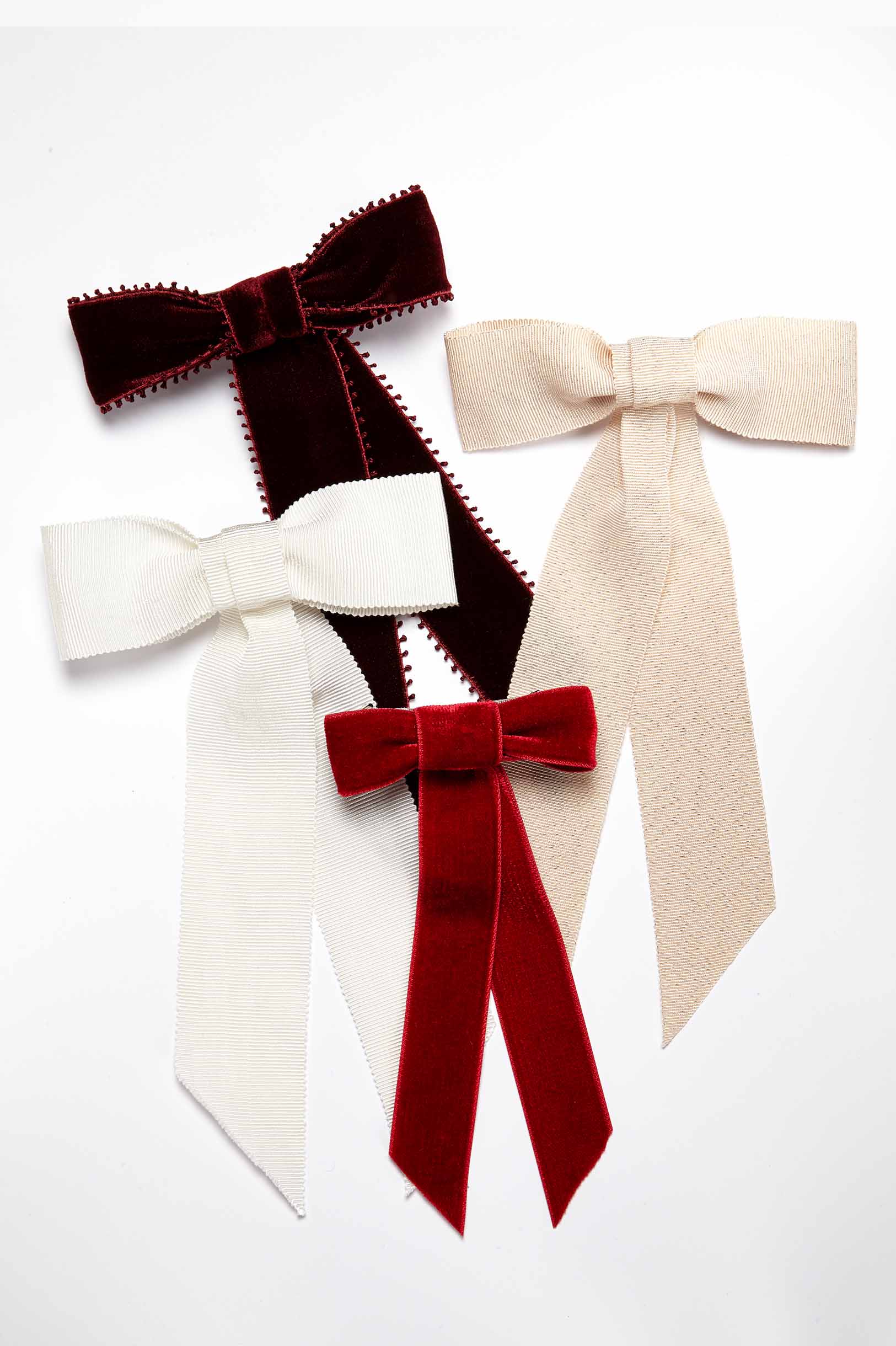 Carolina Wide Grosgrain Bow Barrette Hair Clip - Elegant Hair Accessory for Women & Girls - Perfect for Weddings, Parties & Everyday Style