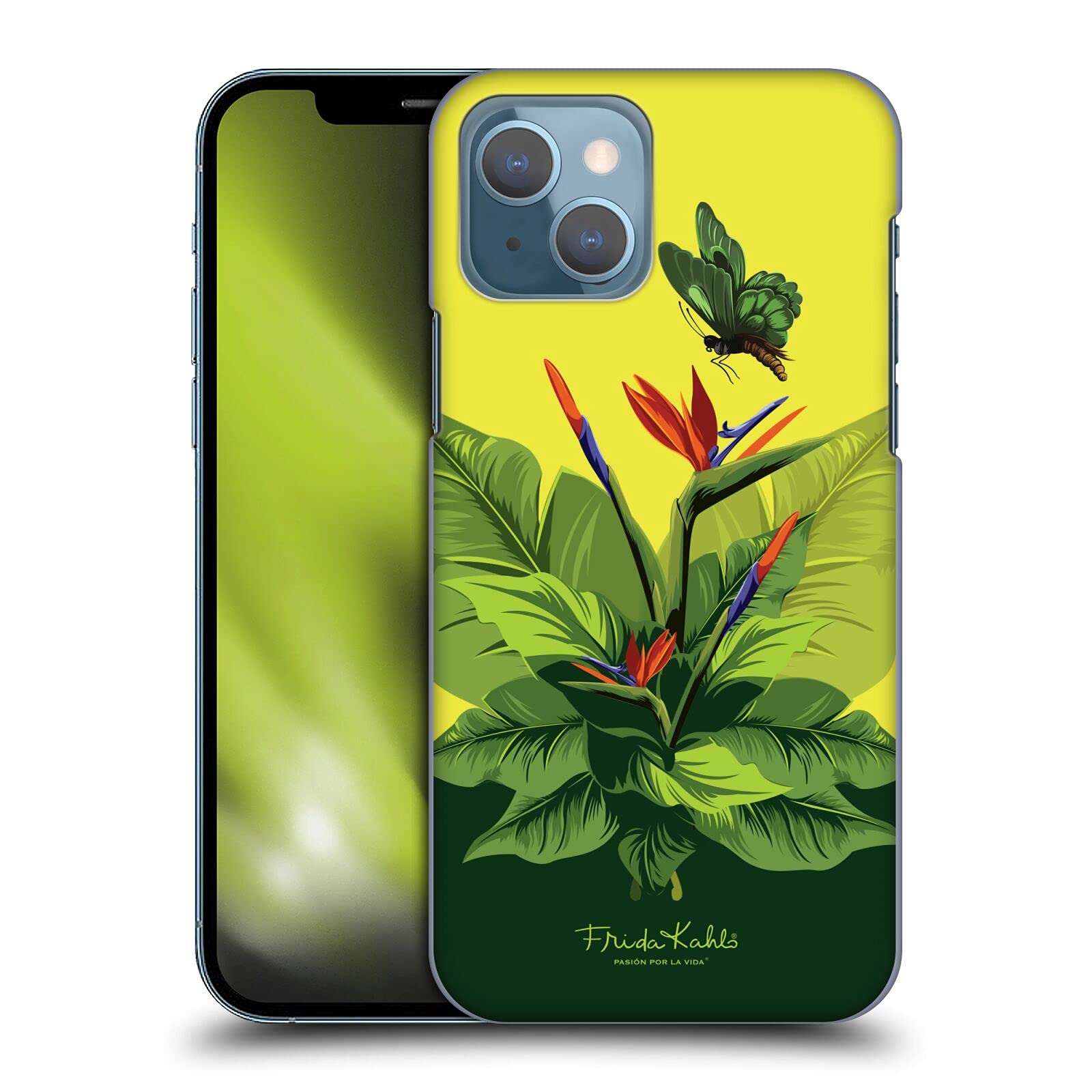 Frida Kahlo Birds on Branches iPhone 13 Case - Officially Licensed Tropical Hard Back Cover by Head Case Designs | Perfect for Art Lovers & iPhone Protection