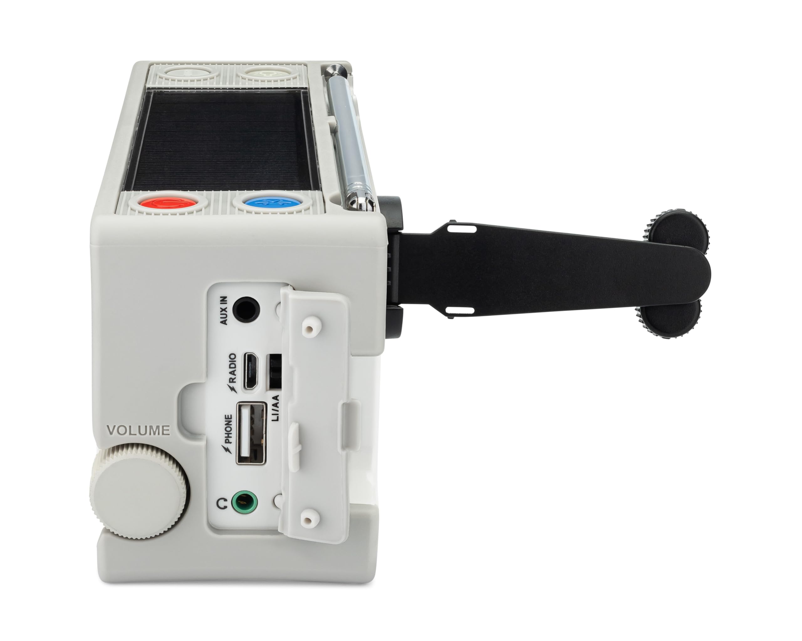 C. Crane CCRadio Solar with Bluetooth, Emergency Crank NOAA Weather AM/FM Radio - Multi-Powered with LED Flashlight & Cellphone Charger - Perfect for Camping, Emergencies & Power Outages