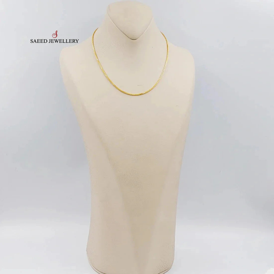 2mm Franco Chain Necklace 40cm Gold/Silver Plated Stainless Steel - Perfect for Layering, Gifts & Everyday Wear