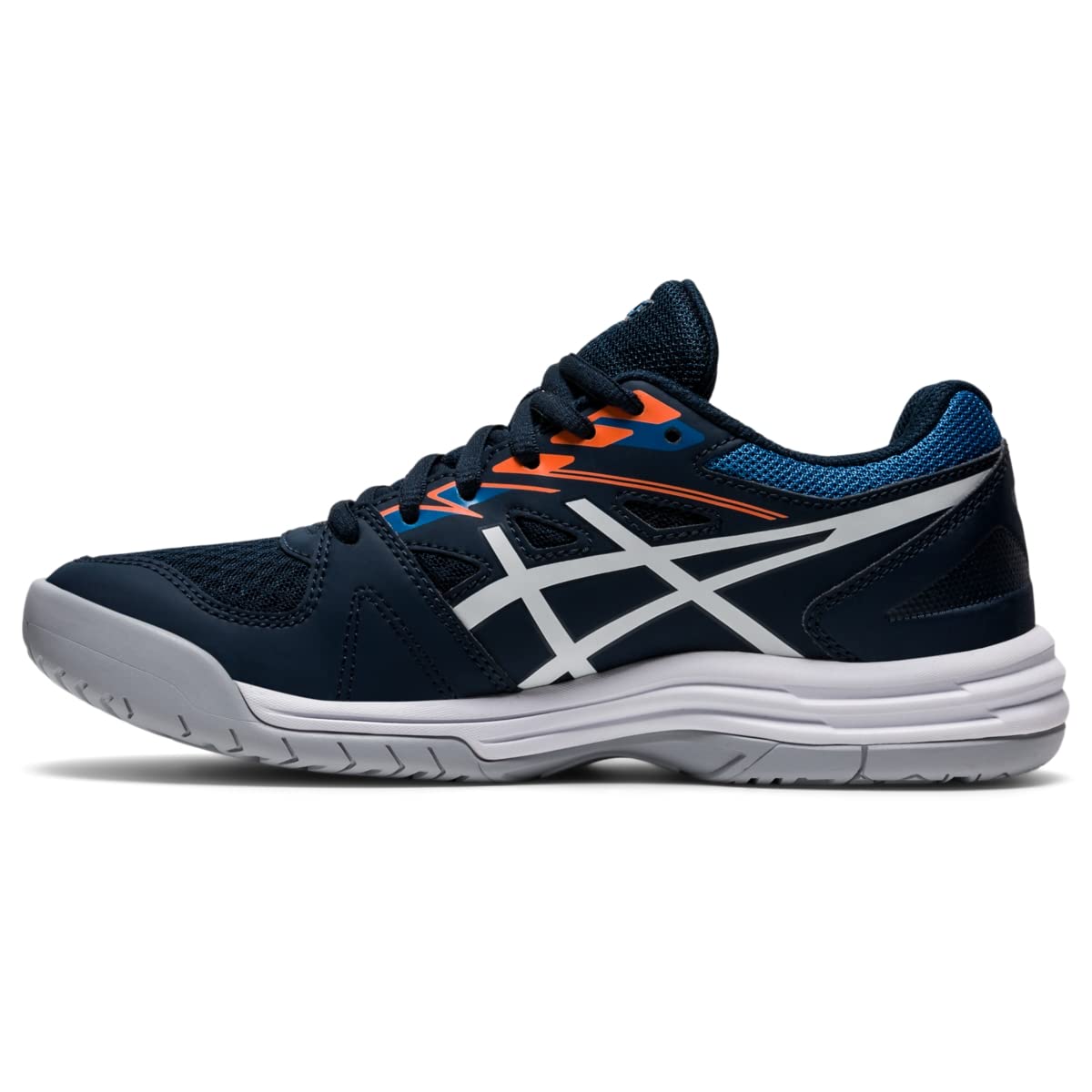 ASICS Upcourt 4 Volleyball Shoes for Kids - Lightweight & Durable Grade School Sneakers for Indoor Court Sports, Training, and Gym Class