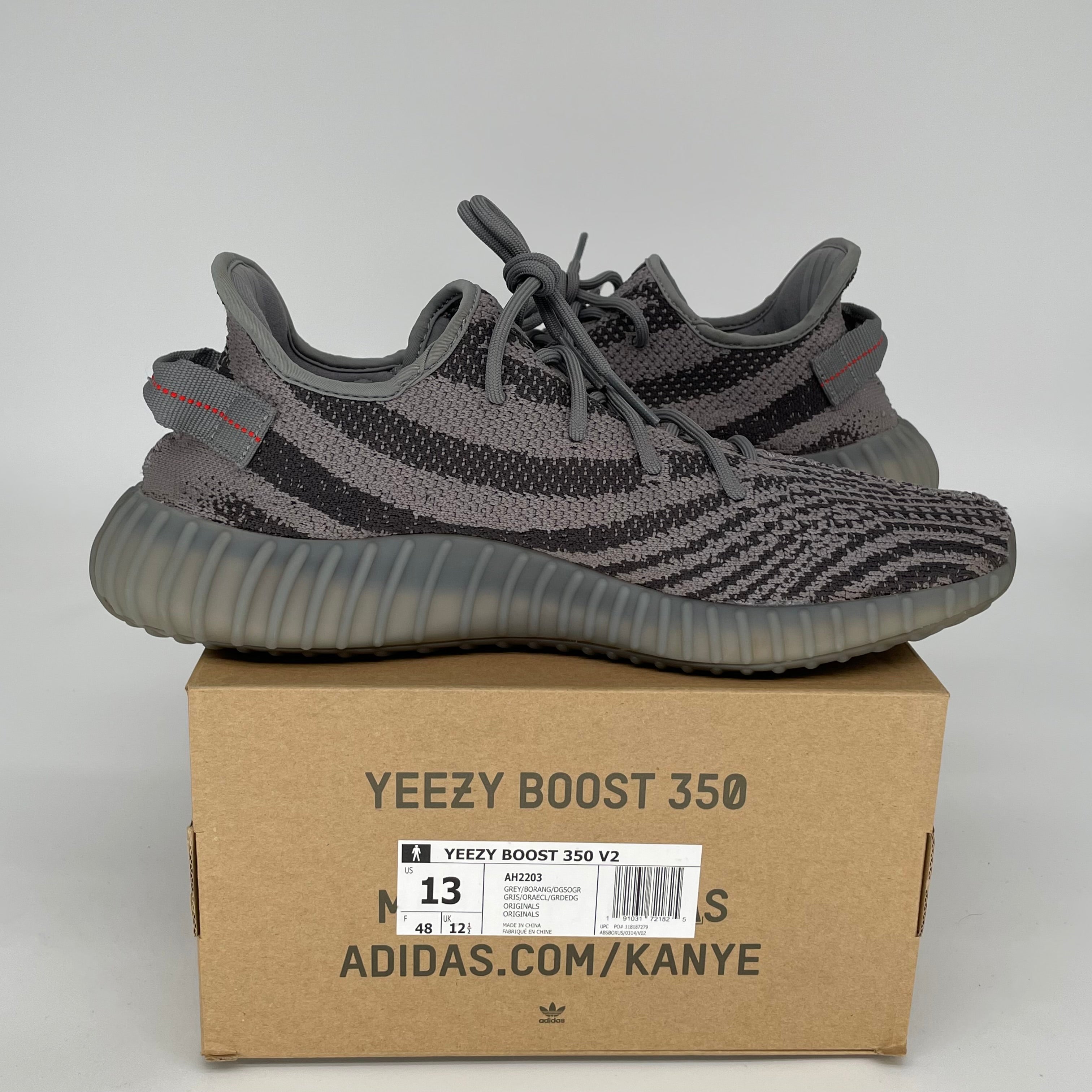 Adidas Yeezy Boost 350 V2 Beluga 2.0 Men's Running Shoes - Size 13 (AH2203) | Comfortable Sneakers for Jogging, Gym & Casual Wear