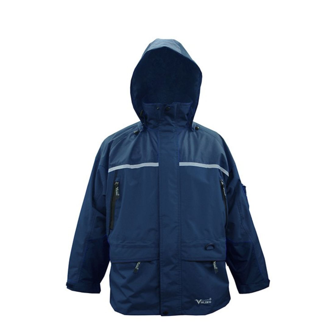 Viking® Tempest® Men's Tri Zone Waterproof Insulated Work Jacket - Navy 858J - Heavy Duty Winter Coat for Construction, Outdoor & Cold Weather Work