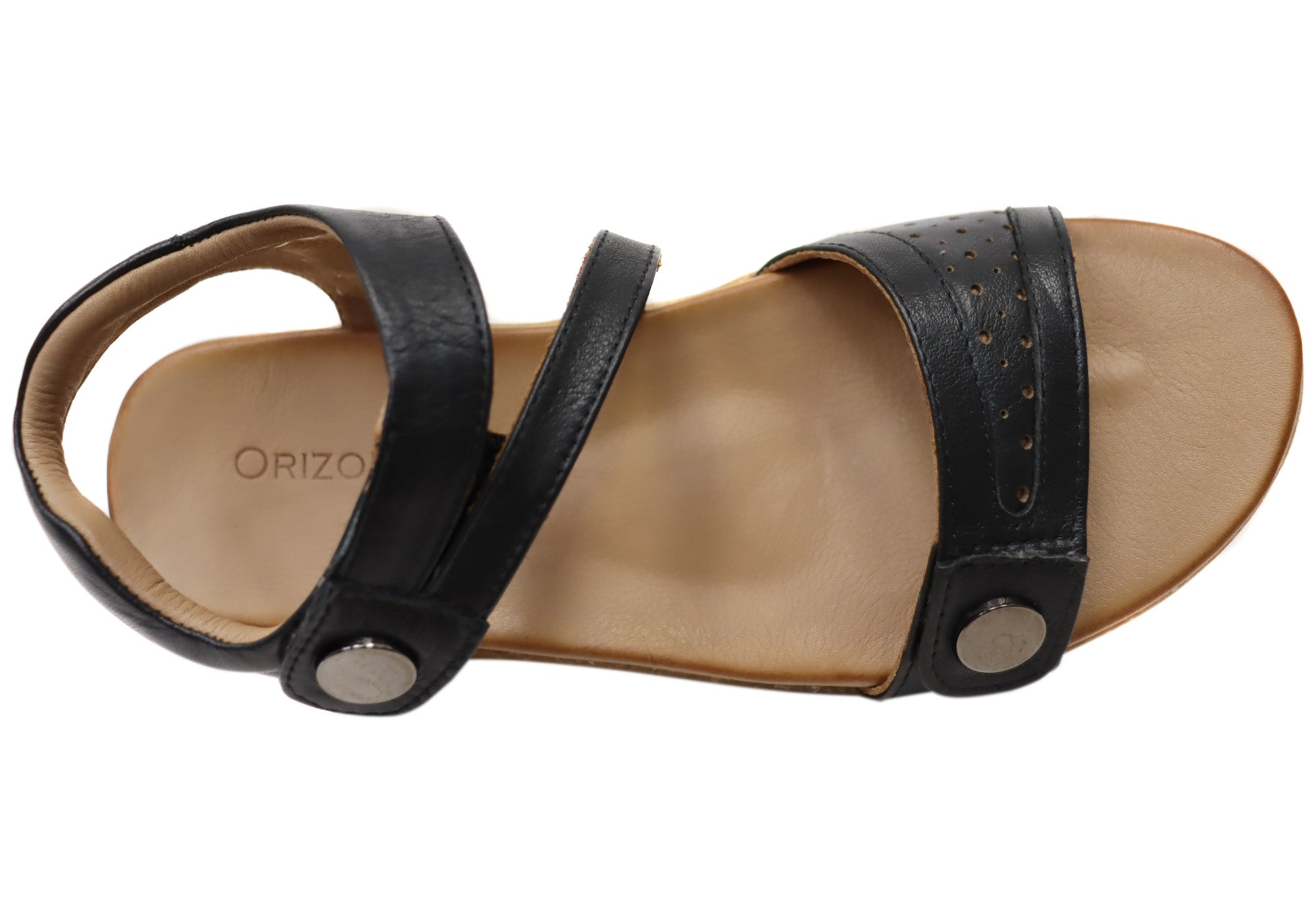 Orizonte Sorrento Women's Comfortable Leather Sandals - European Style Summer Casual Shoes for Beach, Vacation & Daily Wear
