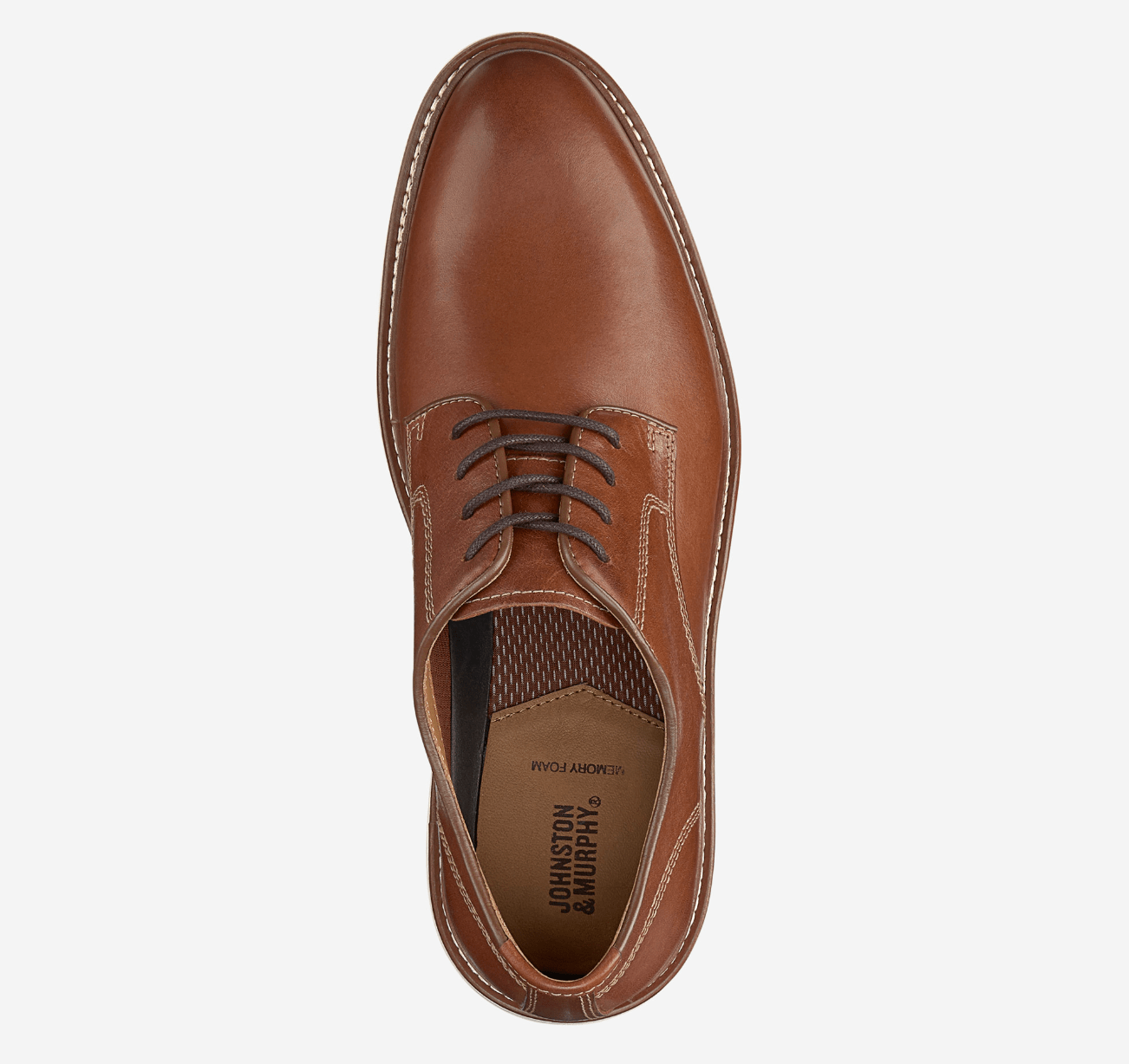 Upton Plain Toe Oxford Shoes for Men - Classic Comfortable Business Dress Shoes - Perfect for Office, Wedding & Formal Occasions