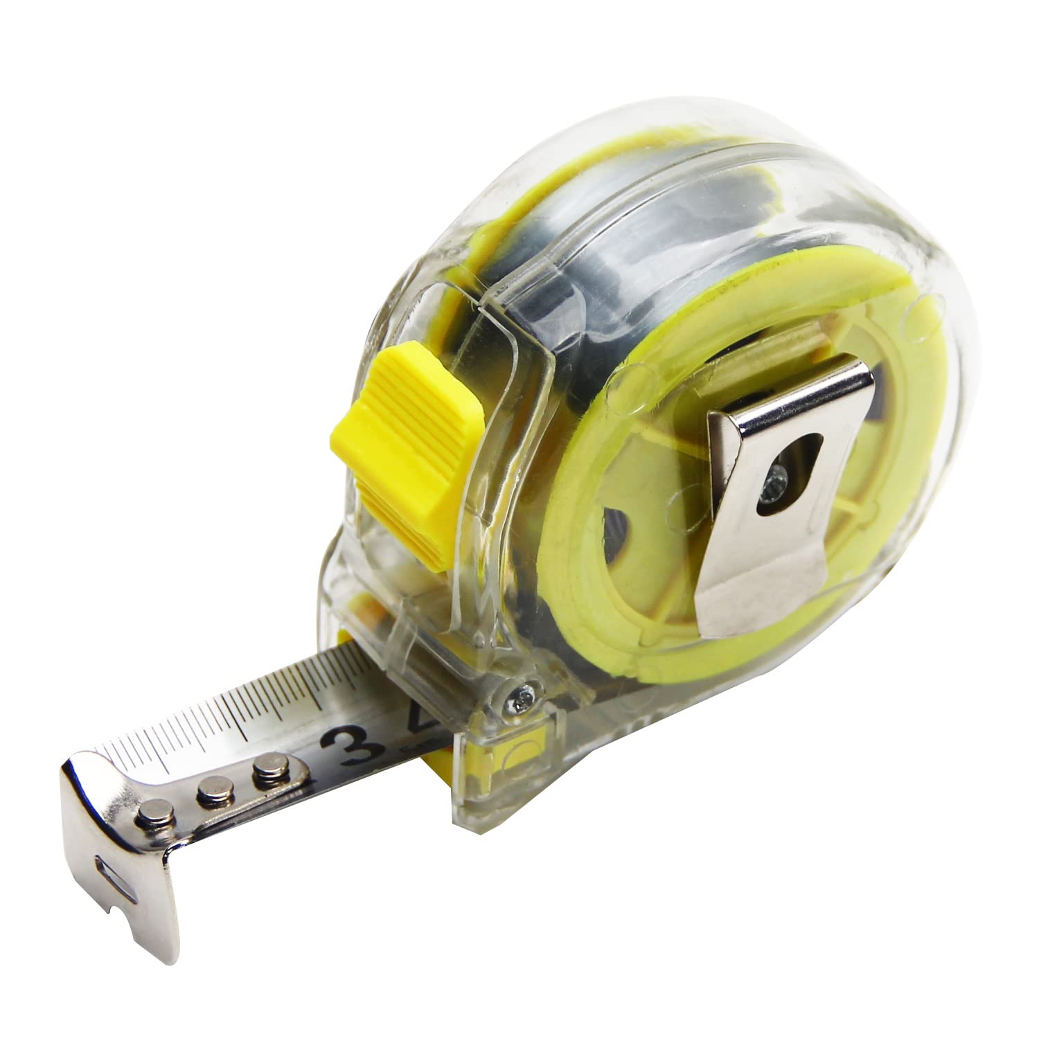 Utoolmart 16.4ft Retractable Steel Tape Measure - Professional Metric Scale Measuring Tool with Durable Plastic Case (1 Pack) - Perfect for Construction, DIY Projects & Home Improvement
