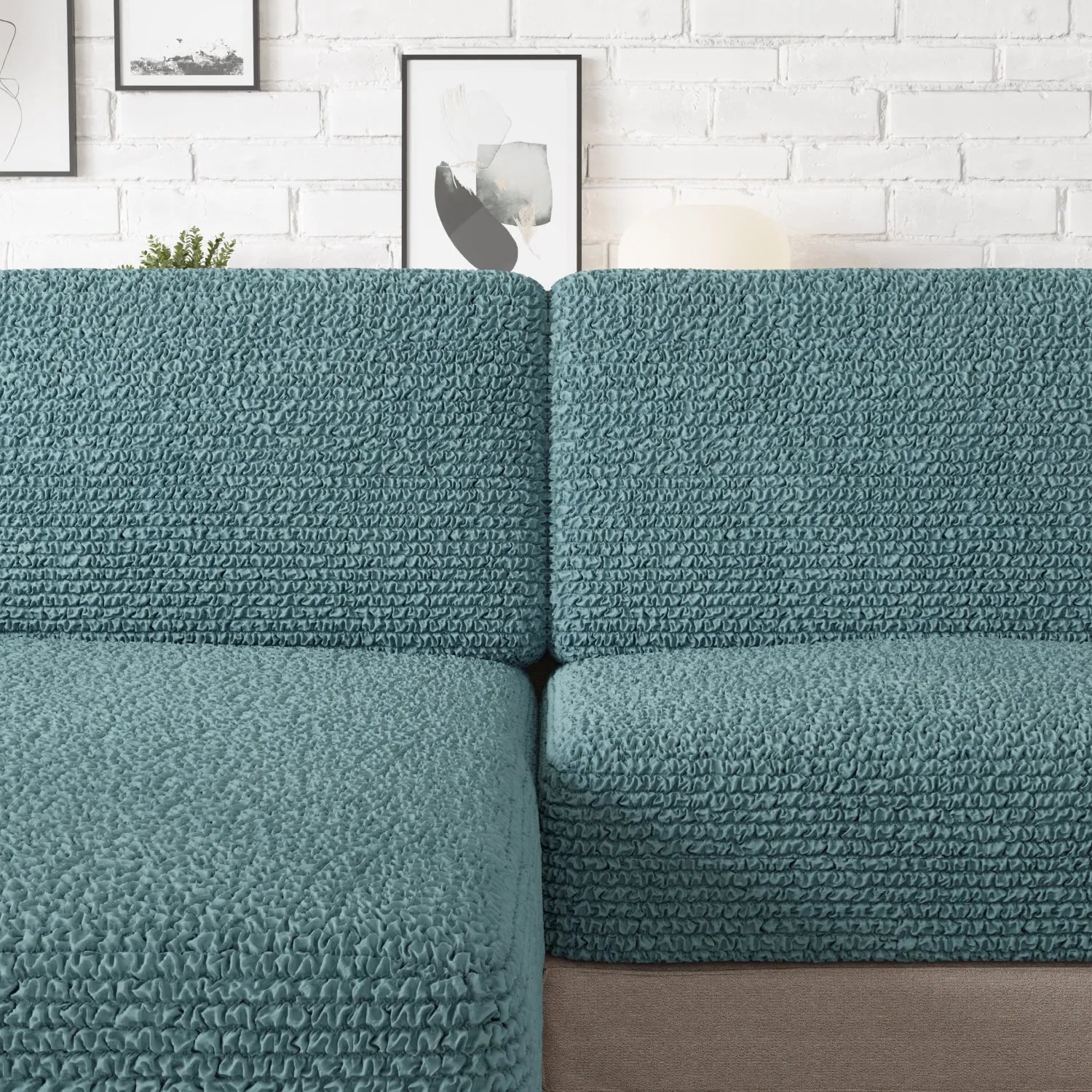 Premium Microfiber Chaise Lounge Seat Cushion Cover - Soft, Durable & Washable - Perfect for Living Room, Patio or Outdoor Furniture Protection