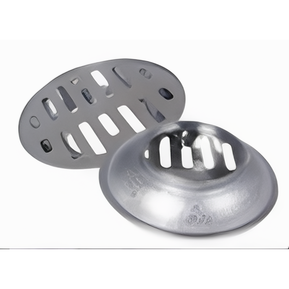 1-1/2 Inch Amer Shower Drain - Stainless Steel Shower Floor Drain Cover for Bathroom, Shower Stall, and Wet Room - Anti-Clog & Odor Proof Design