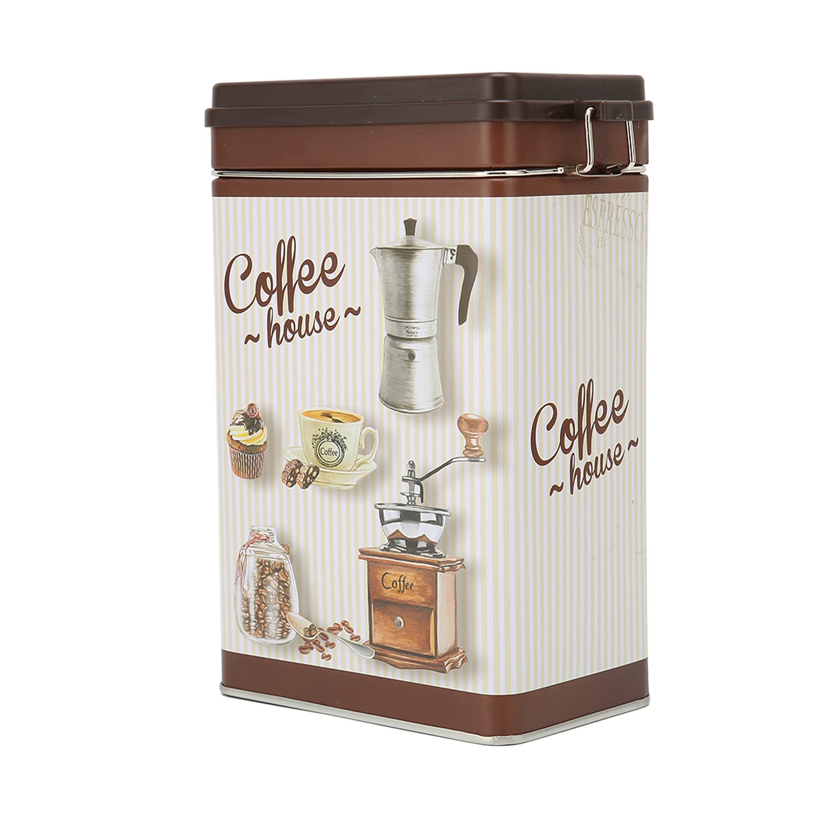 Vintage Style Coffee Tin Can - 7.7
