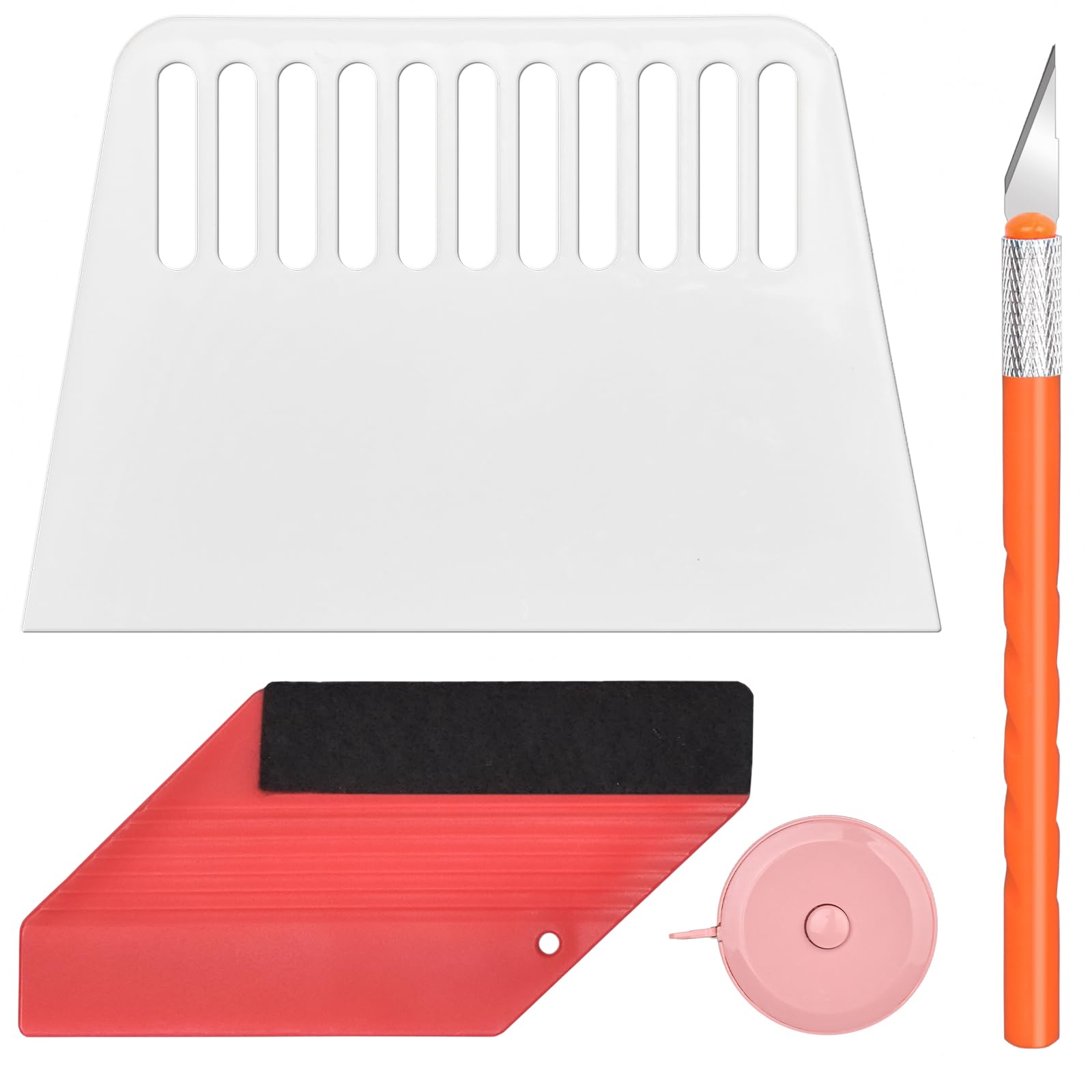 MelunMer Peel and Stick Wallpaper Smoothing Tool Kit - Self Adhesive Contact Paper Application Tools for Removable Wallpaper, Vinyl Backsplash & Window Film - Perfect for Home Decor, Kitchen Backsplash & DIY Projects