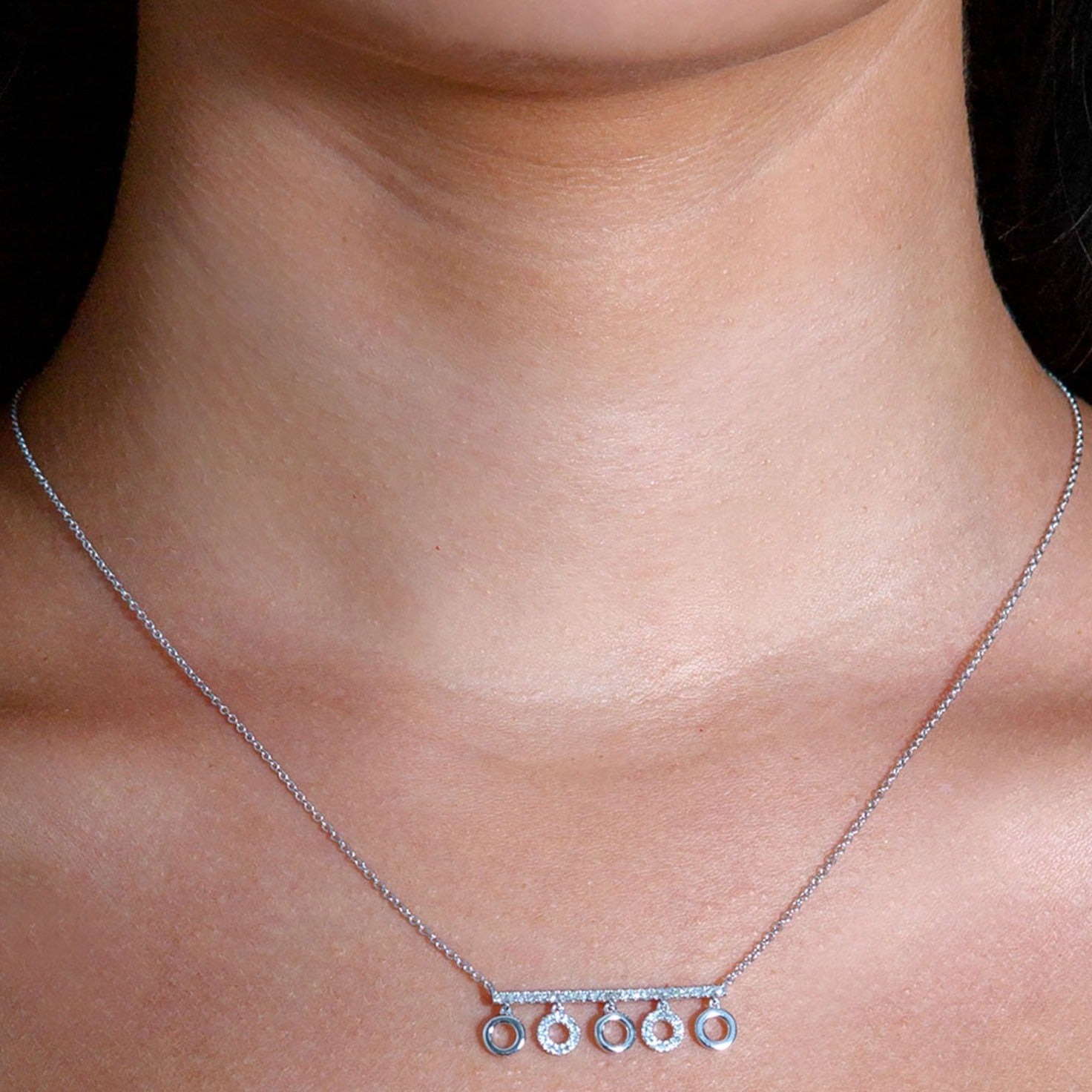 0.25 Carat Diamond Bar Necklace - Dainty Gold Pendant for Women - Perfect for Everyday Wear, Date Nights & Special Occasions