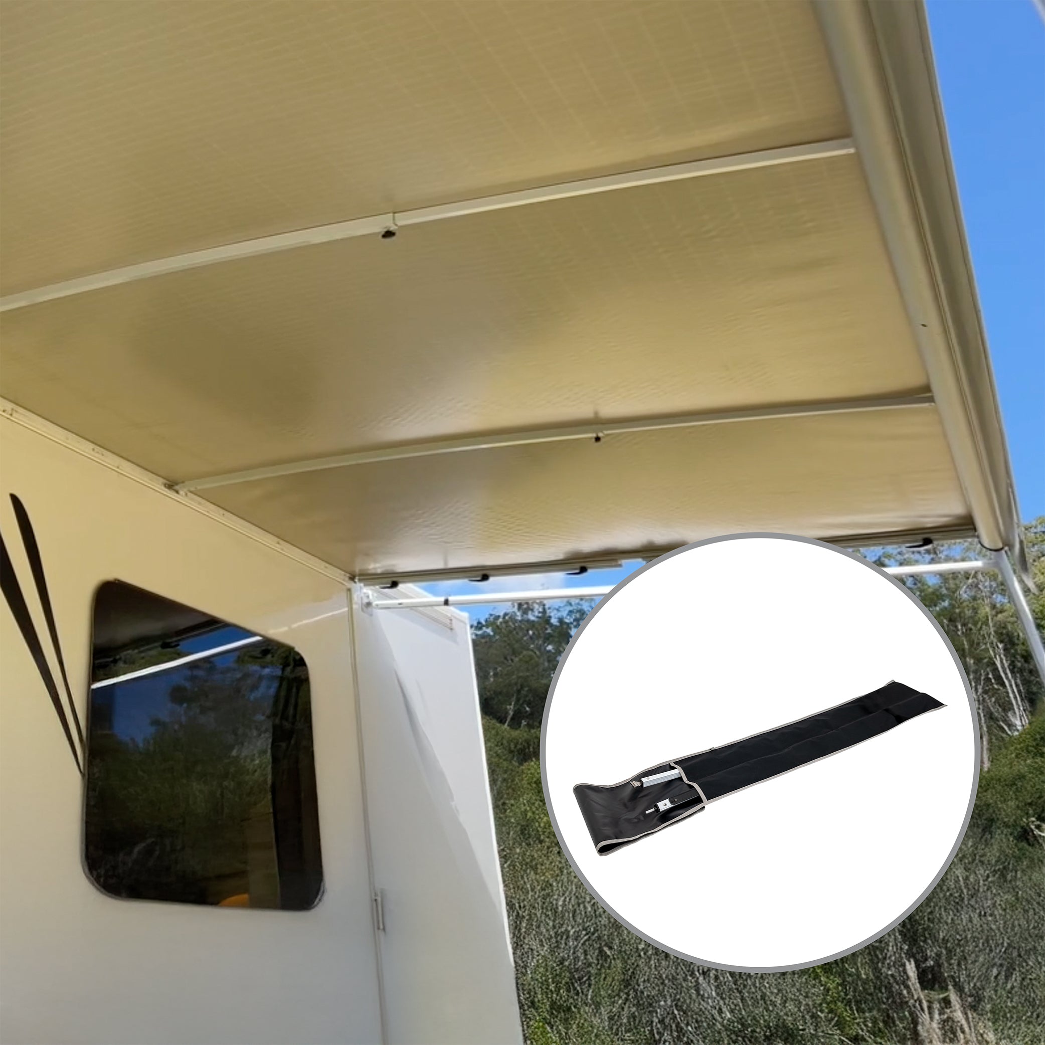 **Xtend Curved Roof Rafters & Storage Bag Bundle – Heavy-Duty Carport Canopy Accessories for Outdoor Storage & RV Shelter – Perfect for Camping, Backyard, and Vehicle Protection**