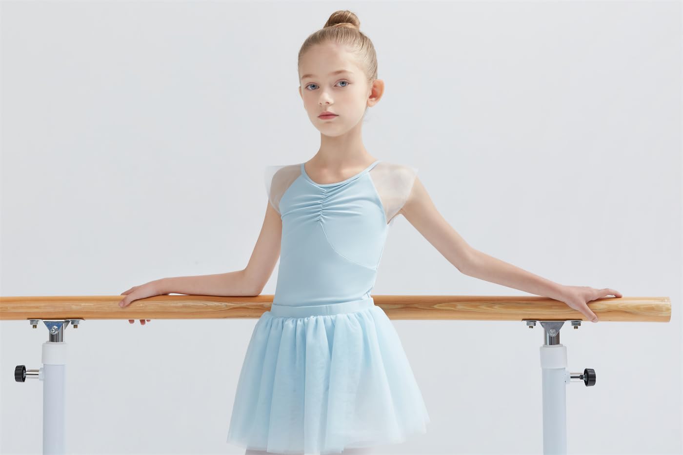 Girls Ballet Leotard with Skirt - Toddler to Big Kid Dancewear for Ballet Class & Recital (2T-12 Years)