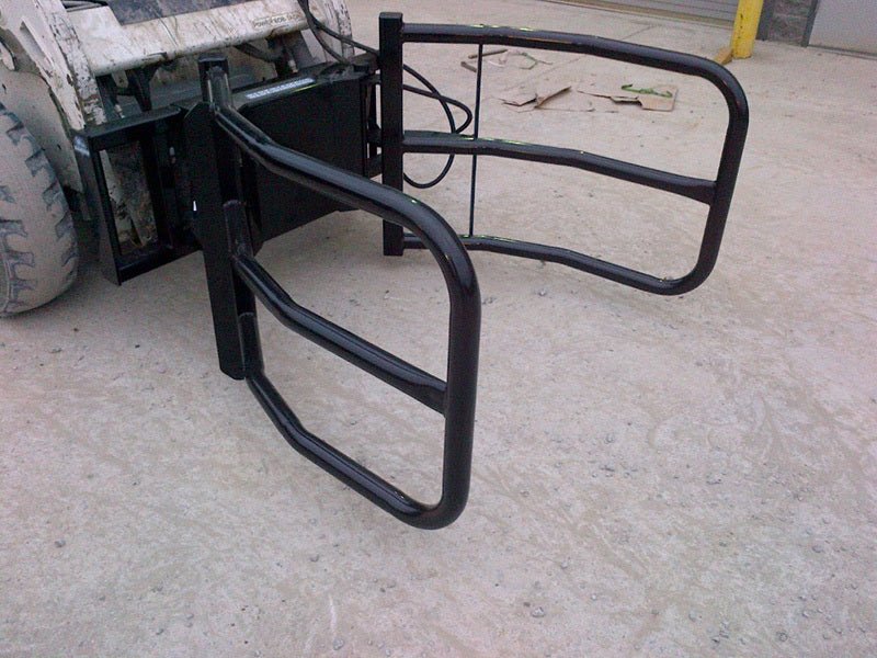Blue Diamond® Bale Squeeze Attachment for Tractors - Heavy Duty Hay Bale Handling Equipment for Farming & Agriculture | Perfect for Livestock Feed Management & Barn Organization