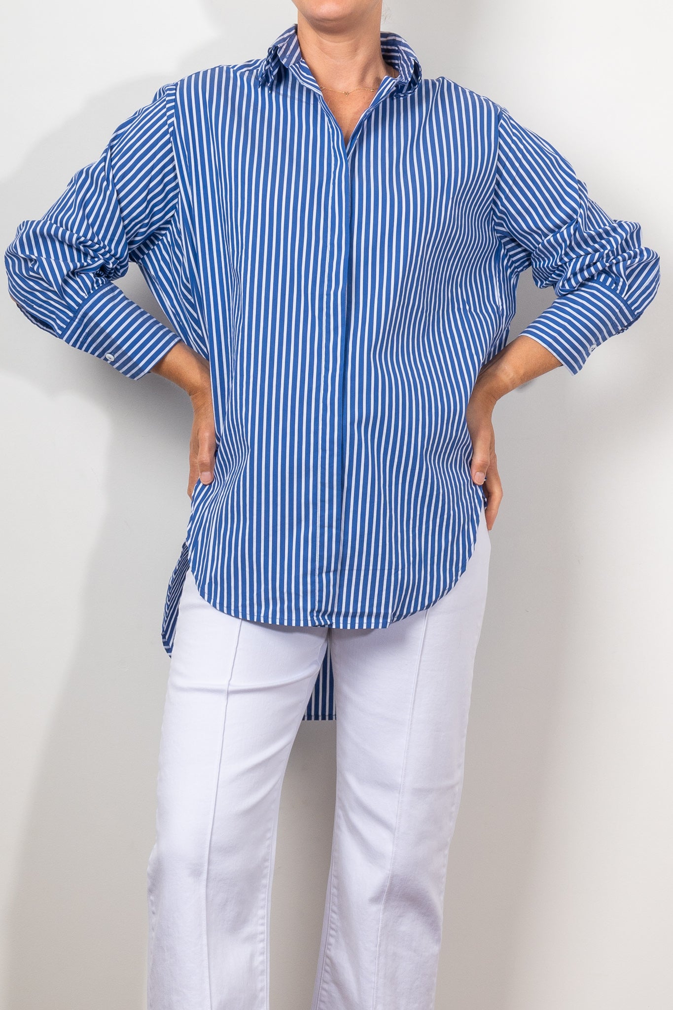 Kinney Noah Men's Casual Shirt - Riviera Stripe Button Down Shirt for Summer, Beach & Outdoor Activities | Lightweight & Breathable Fabric