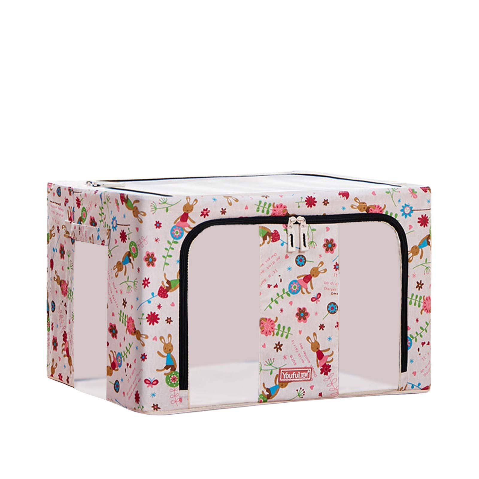 Large Capacity Foldable Fabric Storage Cubes - Rectangular Linen Organizer Box for Home, Office & Closet Organization | Perfect for Shelves, Drawers & Underbed Storage