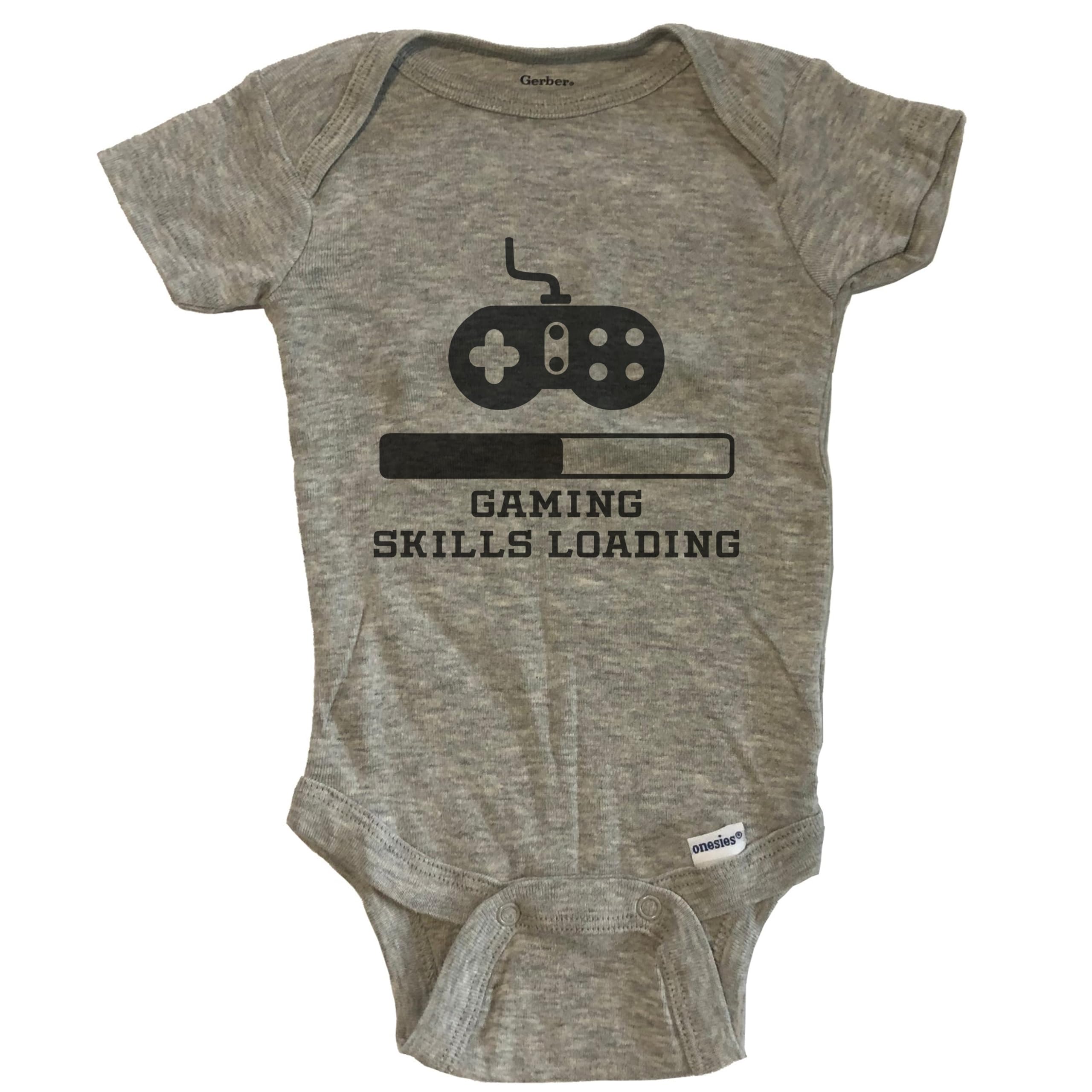 Funny Video Game Humor Baby Bodysuit - 100% Cotton Soft Gaming Outfit for Infants & Toddlers - Perfect for Gamer Parents, Birthday Gifts & Casual Wear