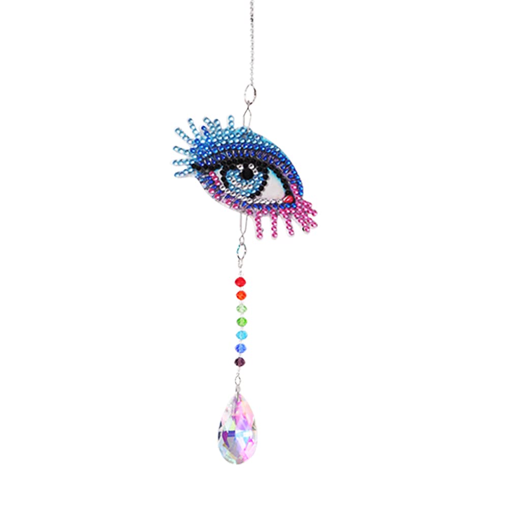 AIZHIYI DIY Diamond Painting Suncatcher Kit - Handmade Crystal Sun Catchers, Angel Tears Wind Chime Pendant for Window, Garden Decor & Home Decoration | Perfect for Gifts, Crafts & Outdoor Light Displays