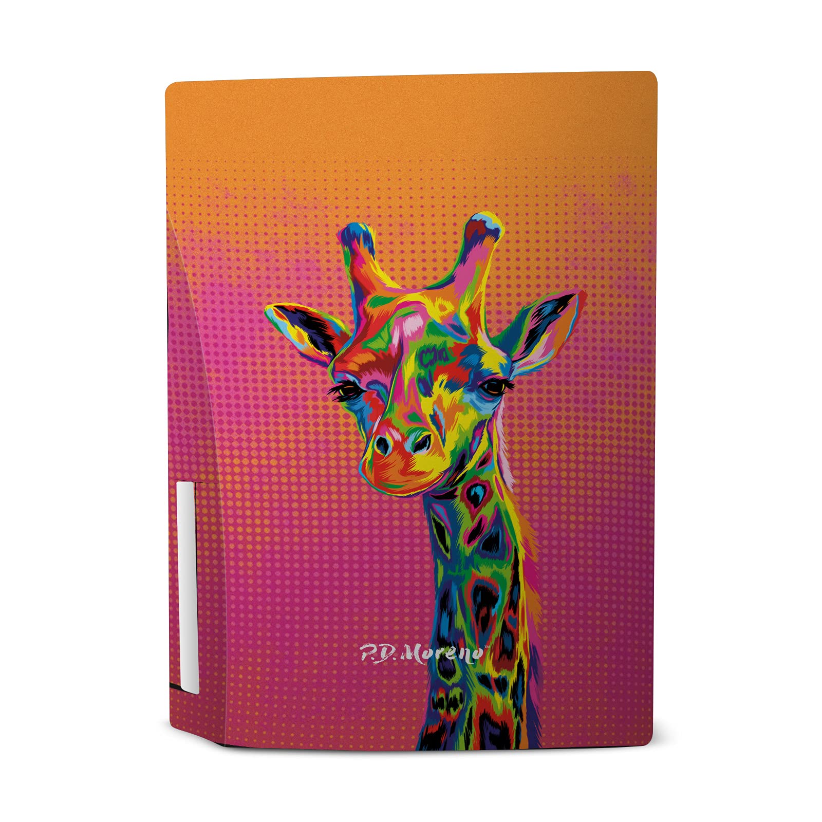 Official P.D. Moreno Giraffe Animals II Vinyl Skin Sticker Cover Compatible with Sony PlayStation 5 PS5 Disc Edition Console - Gaming Decoration & Protection for Your Console