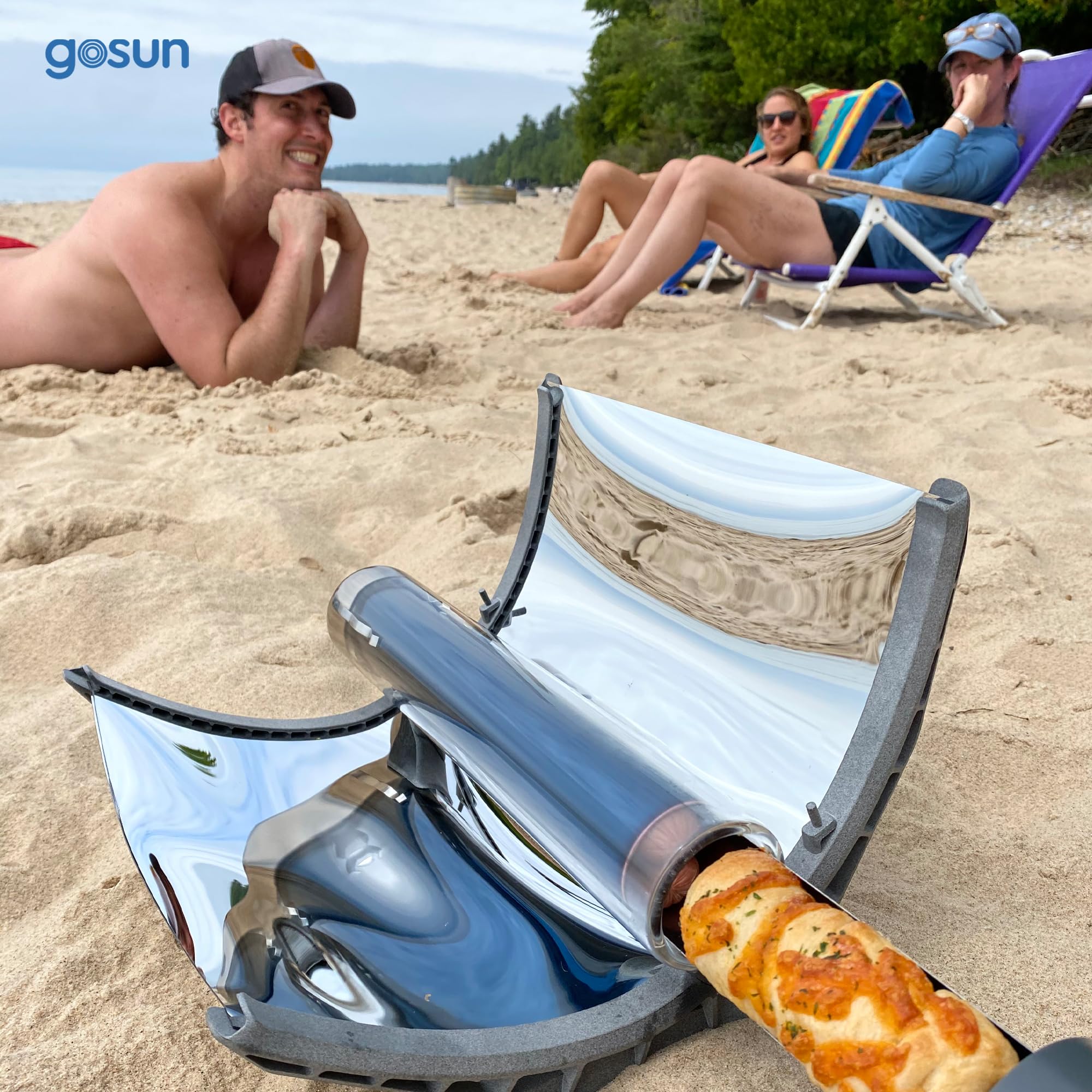 GOSUN Portable Solar Oven Kit for 1-2 Meals | Fast 20-Min Cooking | Vacuum Insulated Solar Cooker | Perfect for Camping, Hiking, Beach & Emergency Preparedness | Eco-Friendly Outdoor Cooking Solution