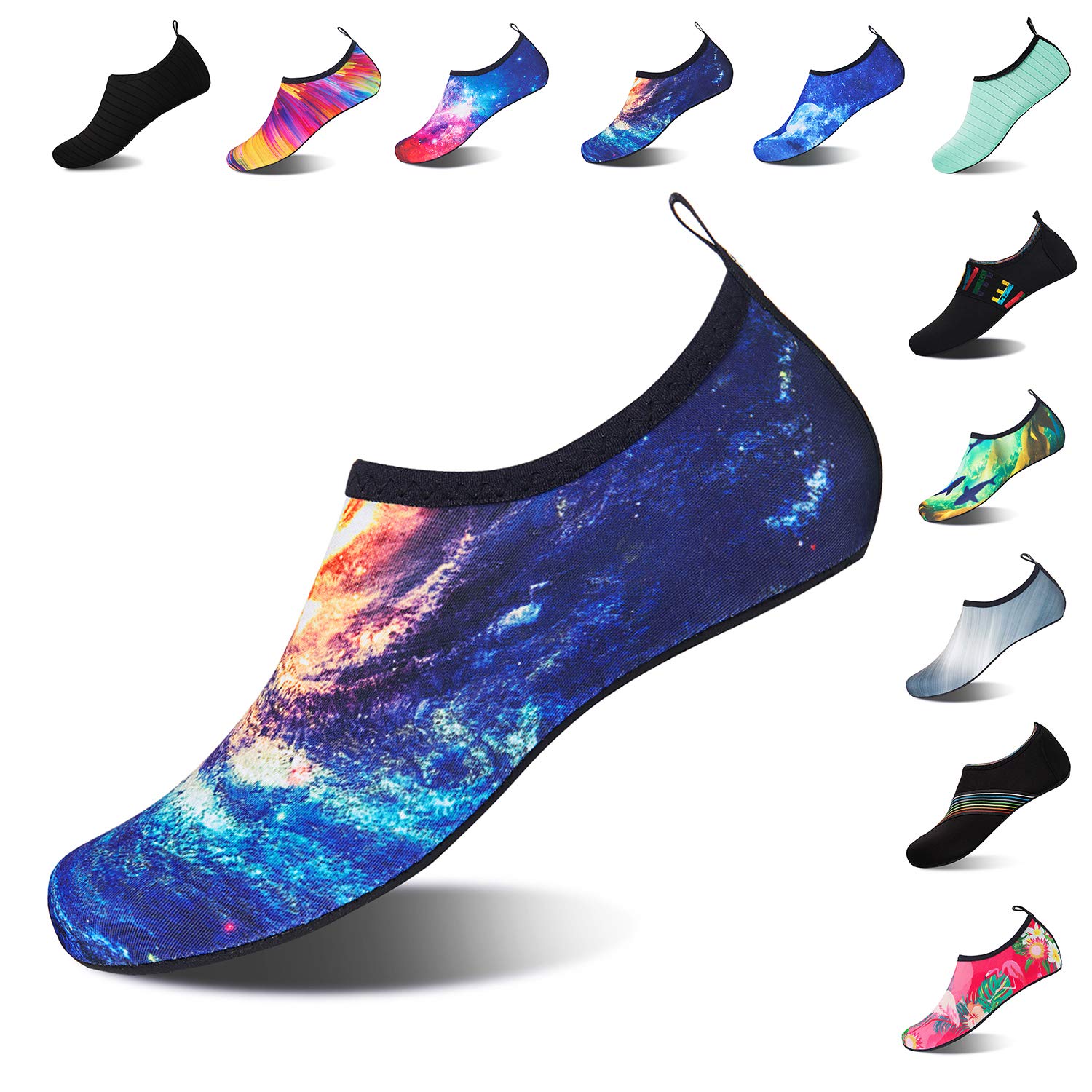Men's & Women's Quick-Dry Water Shoes - Barefoot Beach Pool Shoes for Surfing, Swimming & Water Sports | Aqua Yoga Socks for Beach, Pool & Water Activities