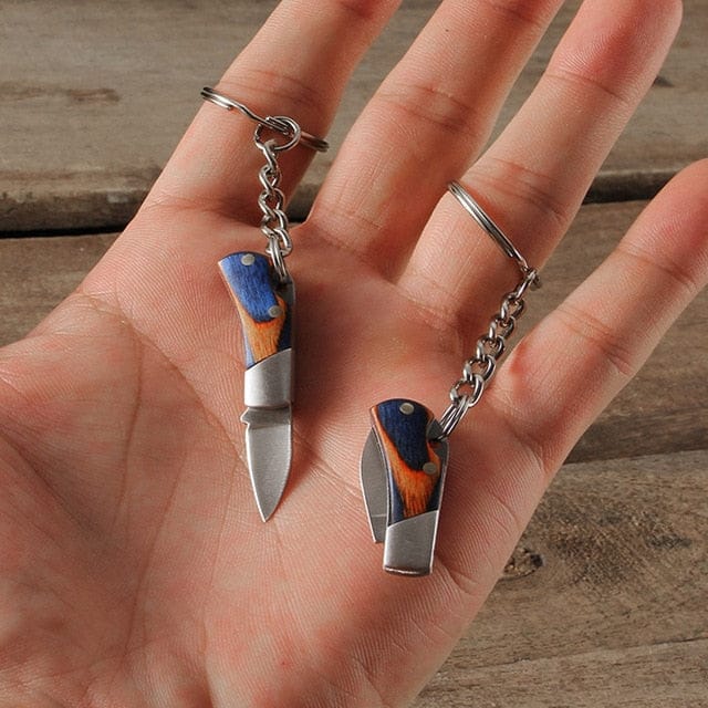Tactical Pocket Knife - Mini Folding Knife for Camping, Outdoor Survival & Self Defense | Multi-Tool Keychain with Blade Opener | Compact & Portable for Hiking, Fishing & Everyday Carry (EDC)
