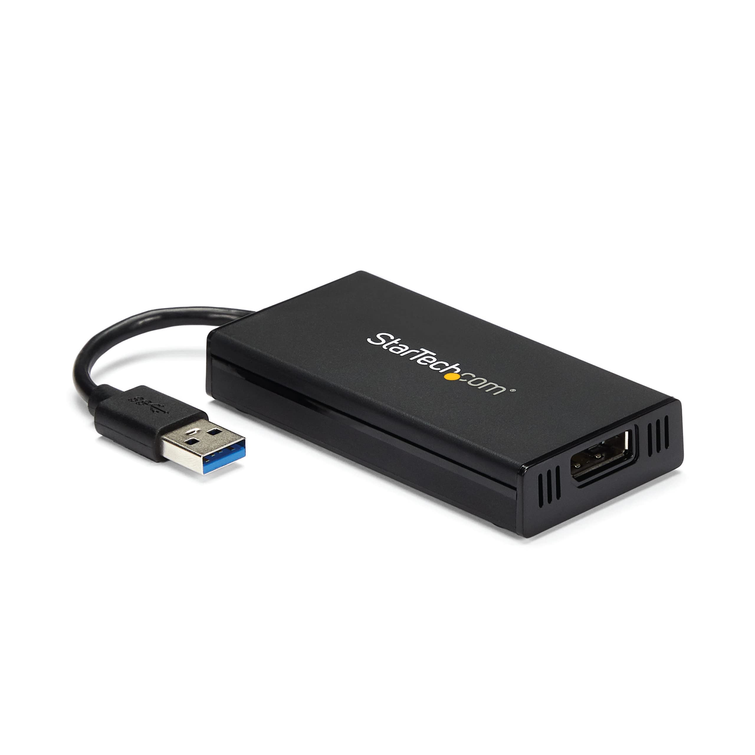StarTech.com USB 3.0 to DisplayPort Adapter 4K Ultra HD - DisplayLink Certified External Video Converter for Mac & Windows (USB32DP4K) - Perfect for Home Office, Gaming & Multi-Monitor Setup