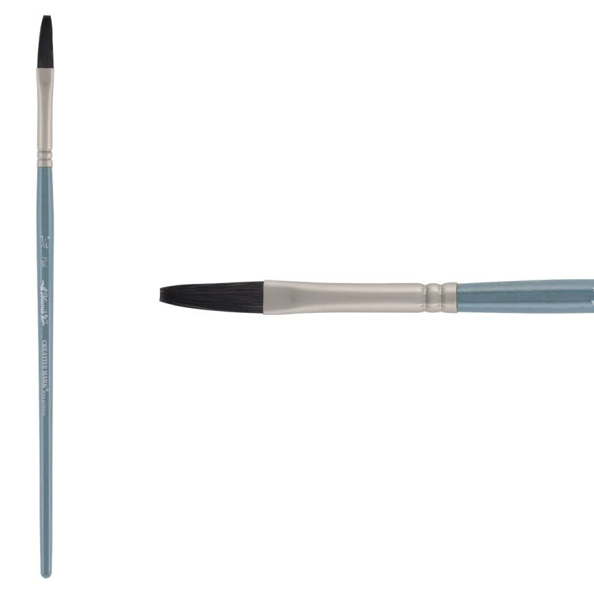 Premium Watercolor Brushes Set - Synthetic Squirrel Hair Artist Paint Brushes - 1/4