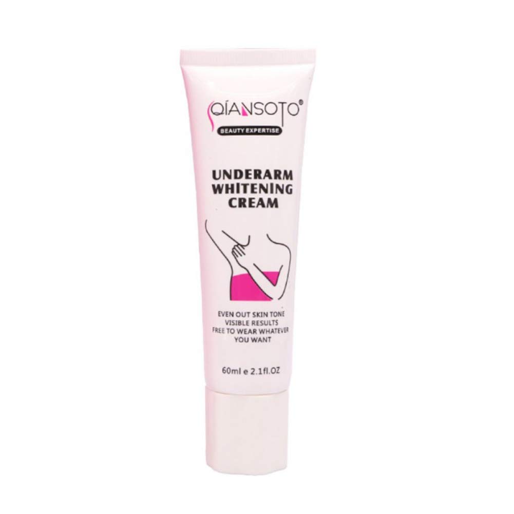 KISSION Natural Armpit Whitening Cream for Sensitive Skin - Intimate Areas, Underarms, Thighs & Body - Odor Elimination & Skin Brightening (60ml) - Perfect for Daily Use, Post-Waxing Care & Summer Freshness