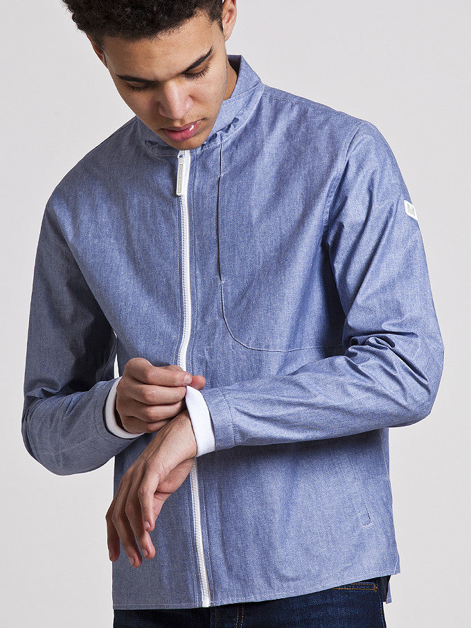 Weekend Offender Renegade Jacket - Blue Denim Jacket for Men | Stylish Casual & Streetwear Outerwear | Perfect for Urban Fashion, Night Out & Everyday Wear