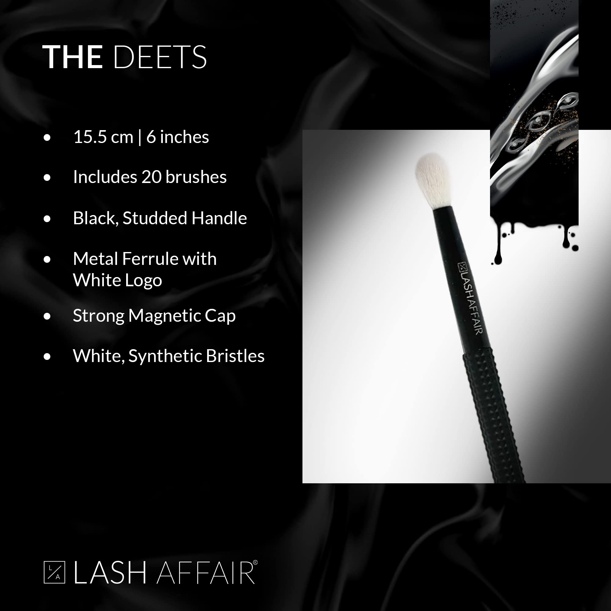 Magnetic Lash Cleansing Brush - 20 Pack Eyelash Shampoo Brush for Extensions & Natural Lashes | Daily Lash Bath Wash Tool | Perfect for Salon, Home & Travel Use
