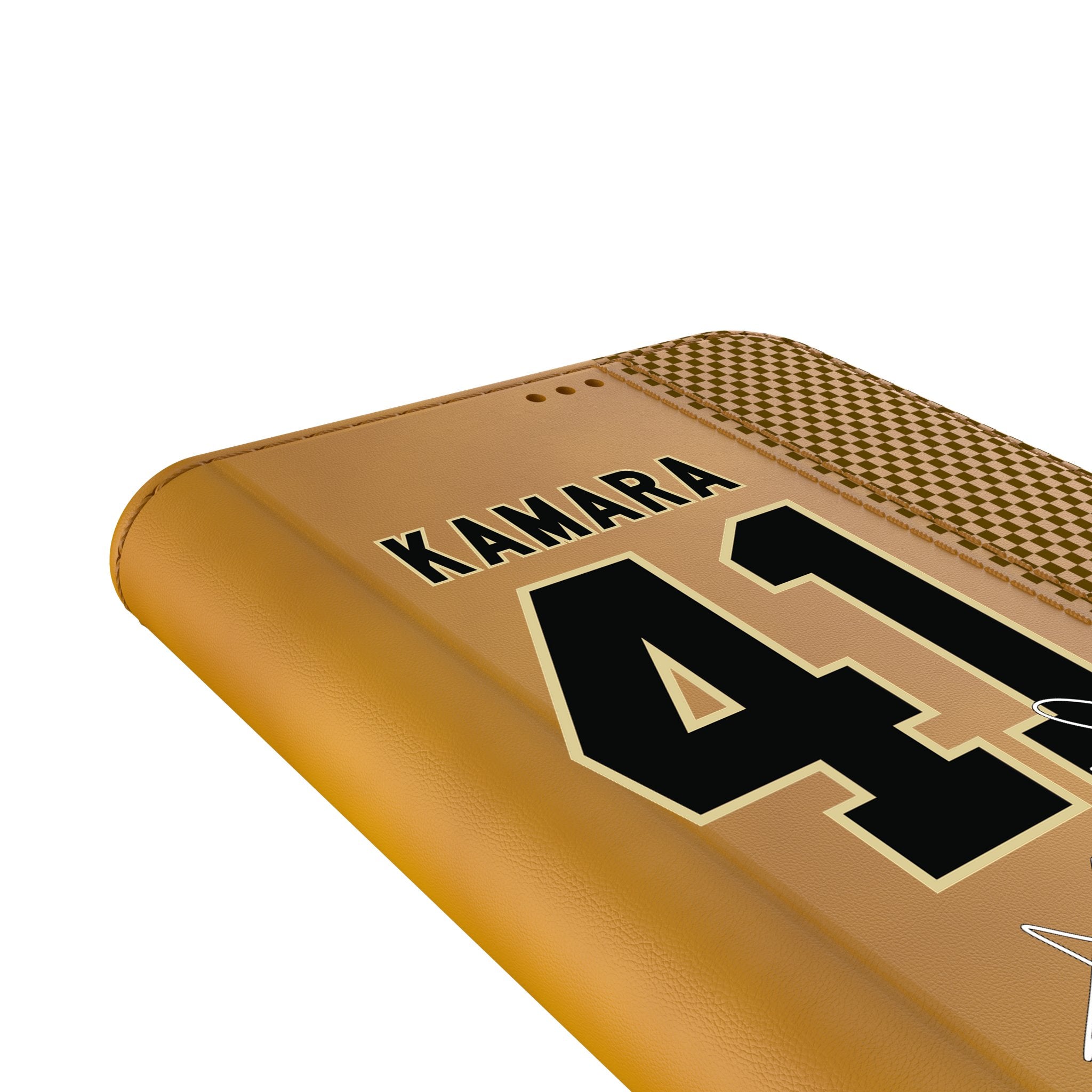 Alvin Kamara New Orleans Saints 41 Game Tactic Folio Phone Case for Samsung Galaxy S21/S22/S23 - Football Fan Accessory for Game Day & Daily Use