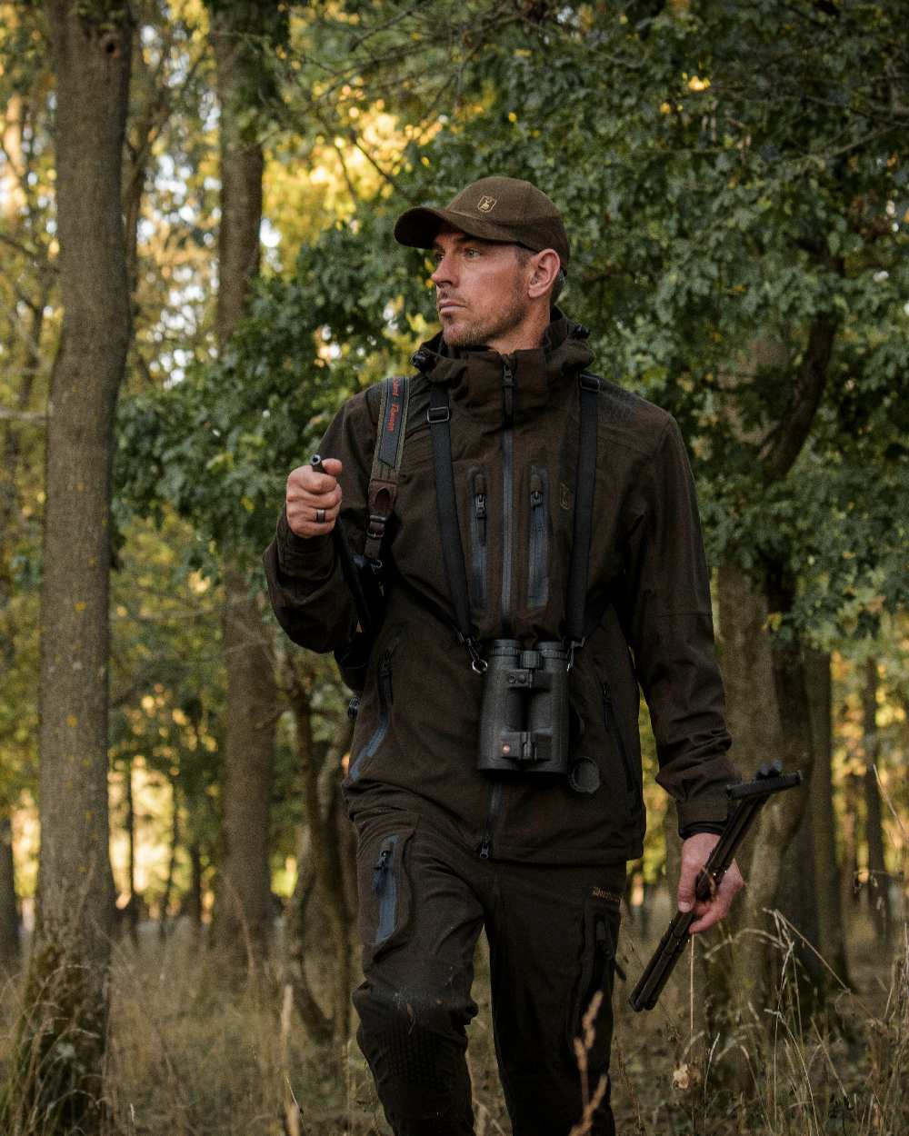 Deerhunter Game Pro Lightweight Hunting Jacket for Men - Waterproof Camo Outdoor Jacket for Hunting, Fishing & Hiking | Durable & Breathable for All-Weather Protection