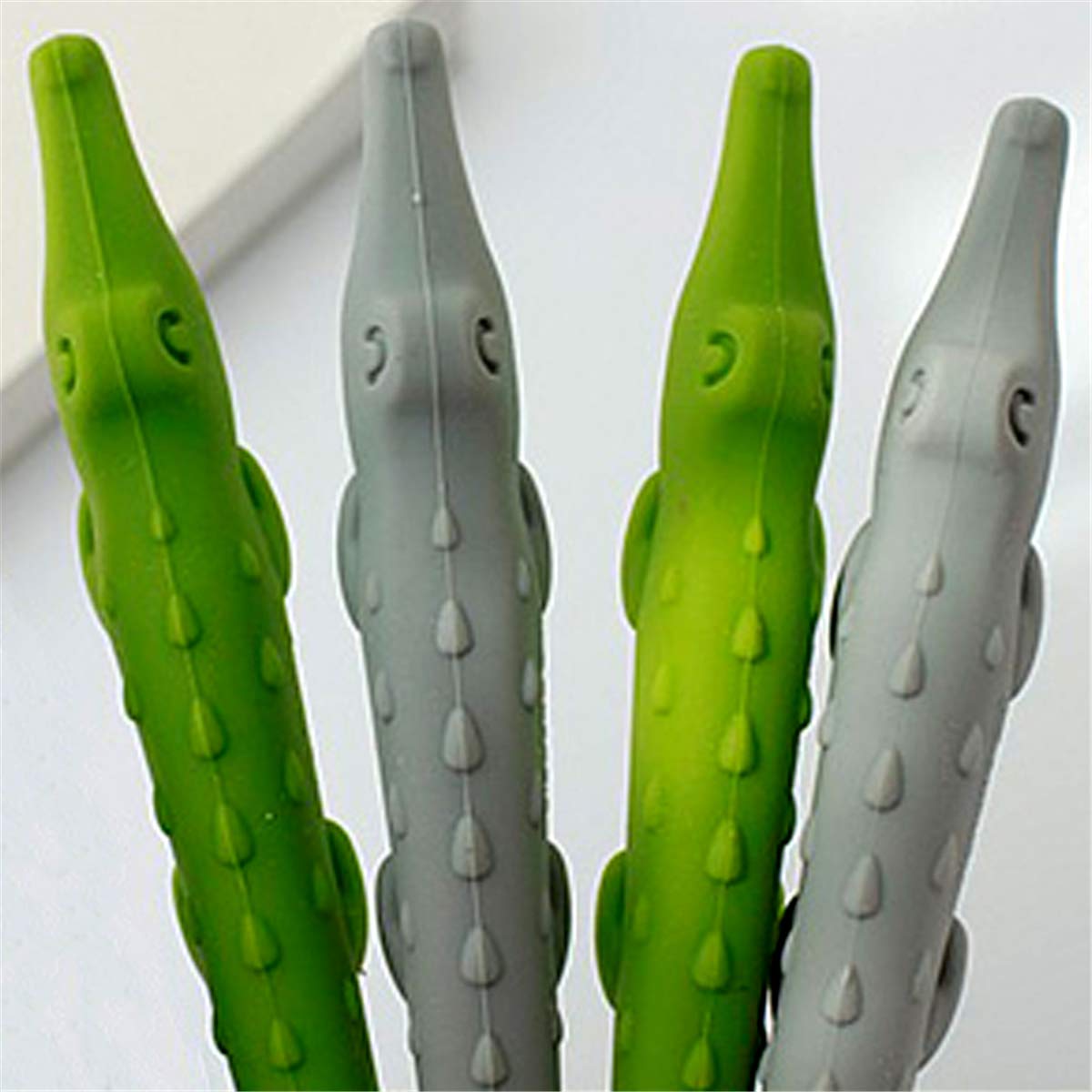 Original Creative Animal Crocodile-Shaped Fashion Gel Pens - Cute Cartoon Ballpoint Pens for School, Office & Art Supplies (6-Pack) - Perfect for Note Taking, Journaling & Gift Giving